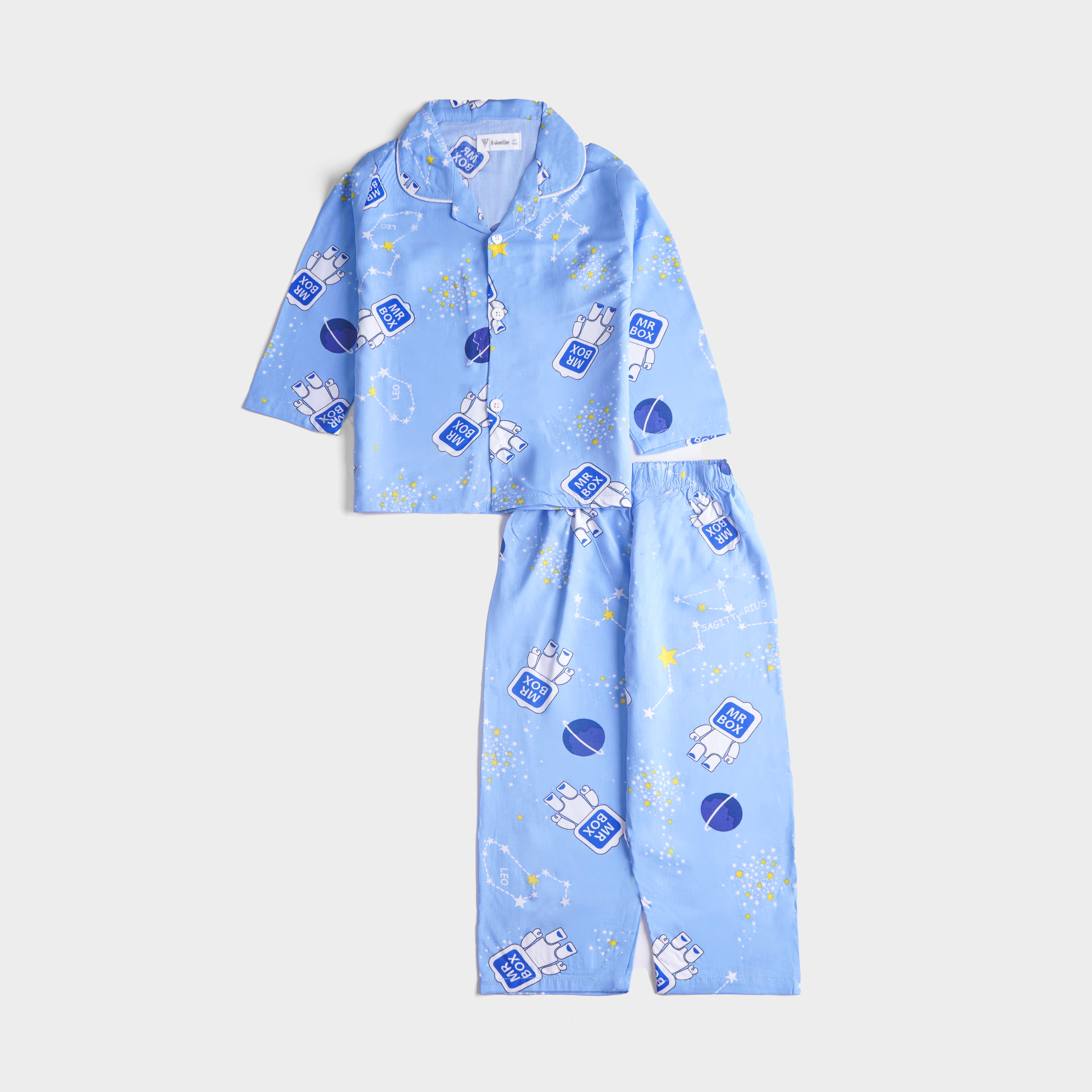 Boys Viscous Night Suit Full Sleeves