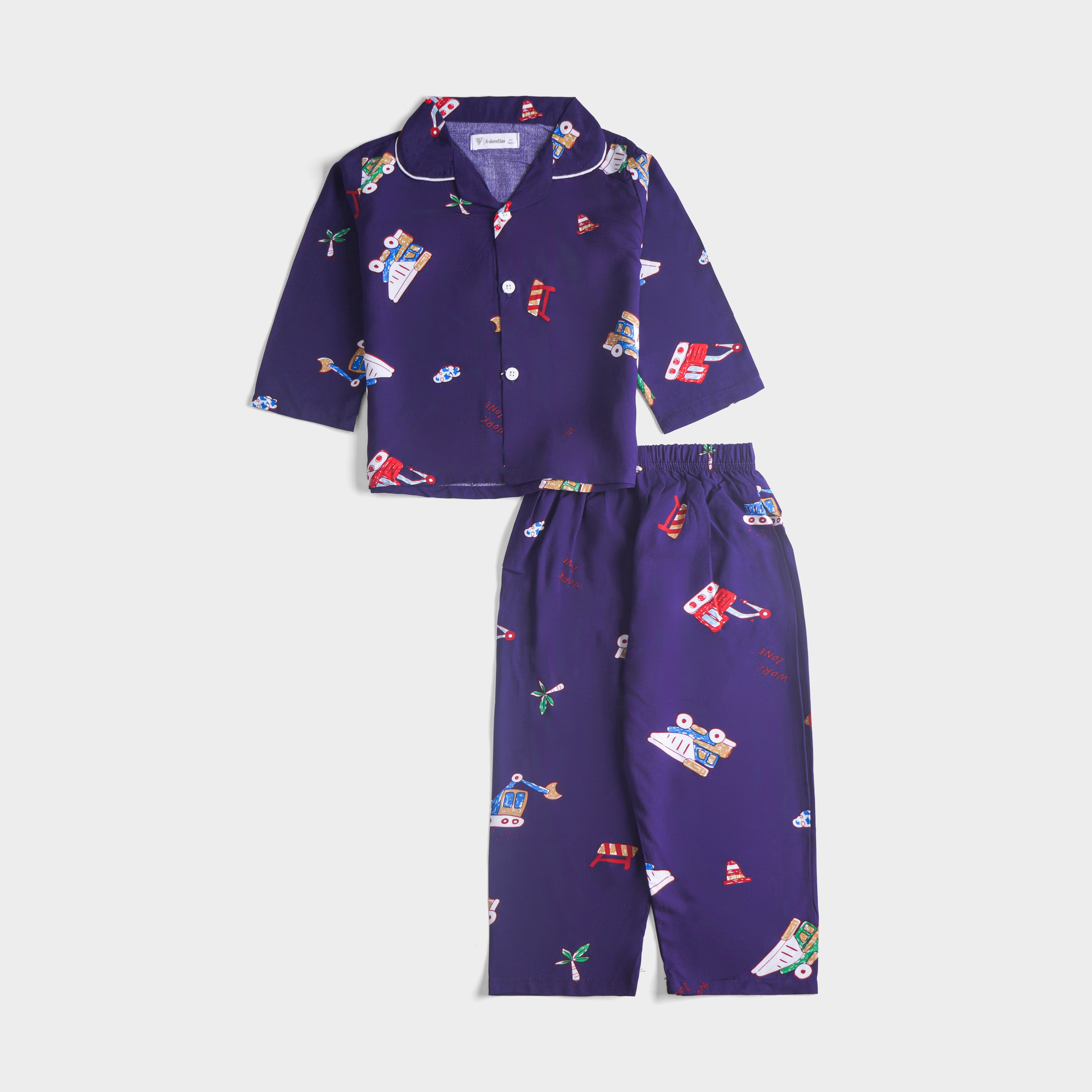 Boys Viscous Night Suit Full Sleeves