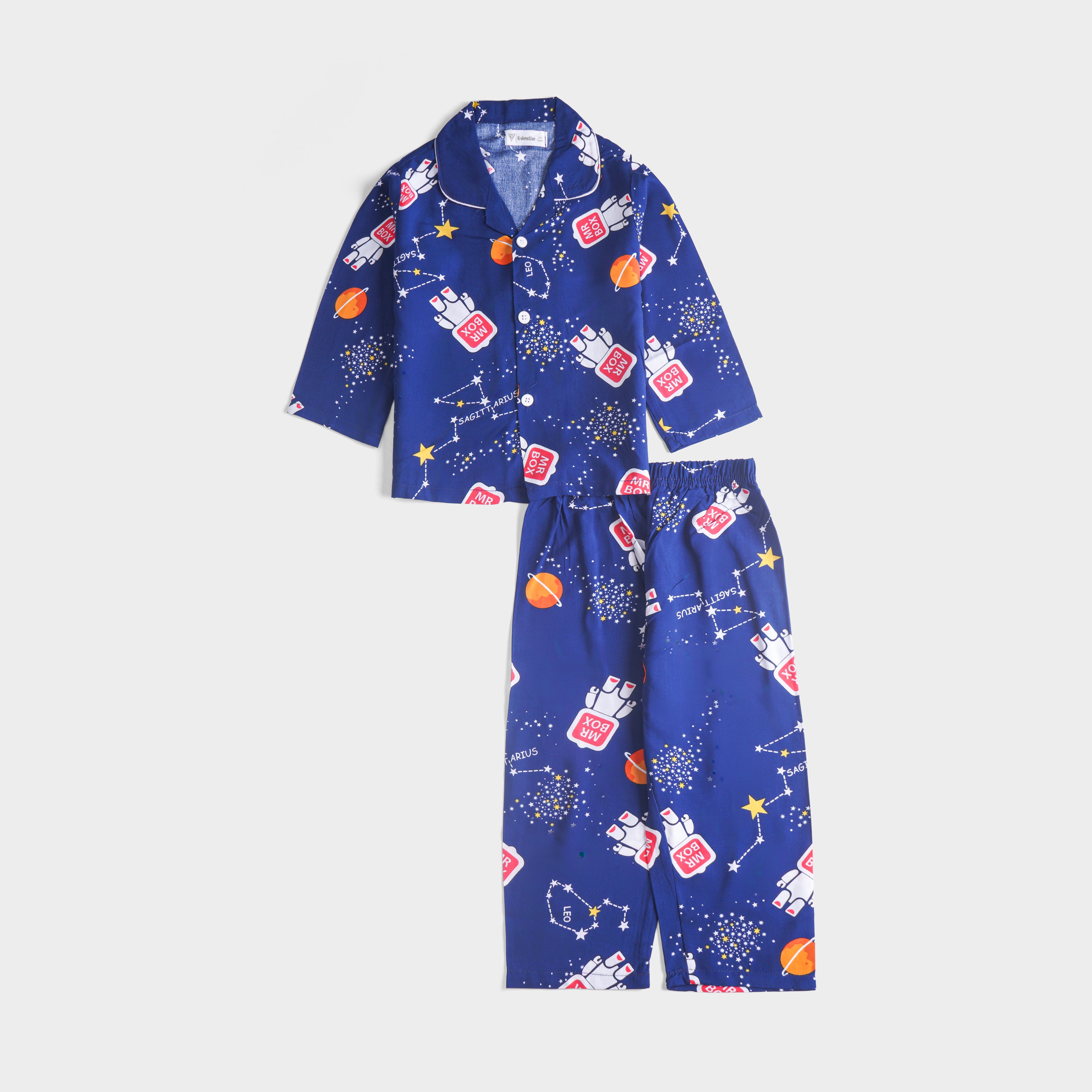 Boys Viscous Night Suit Full Sleeves