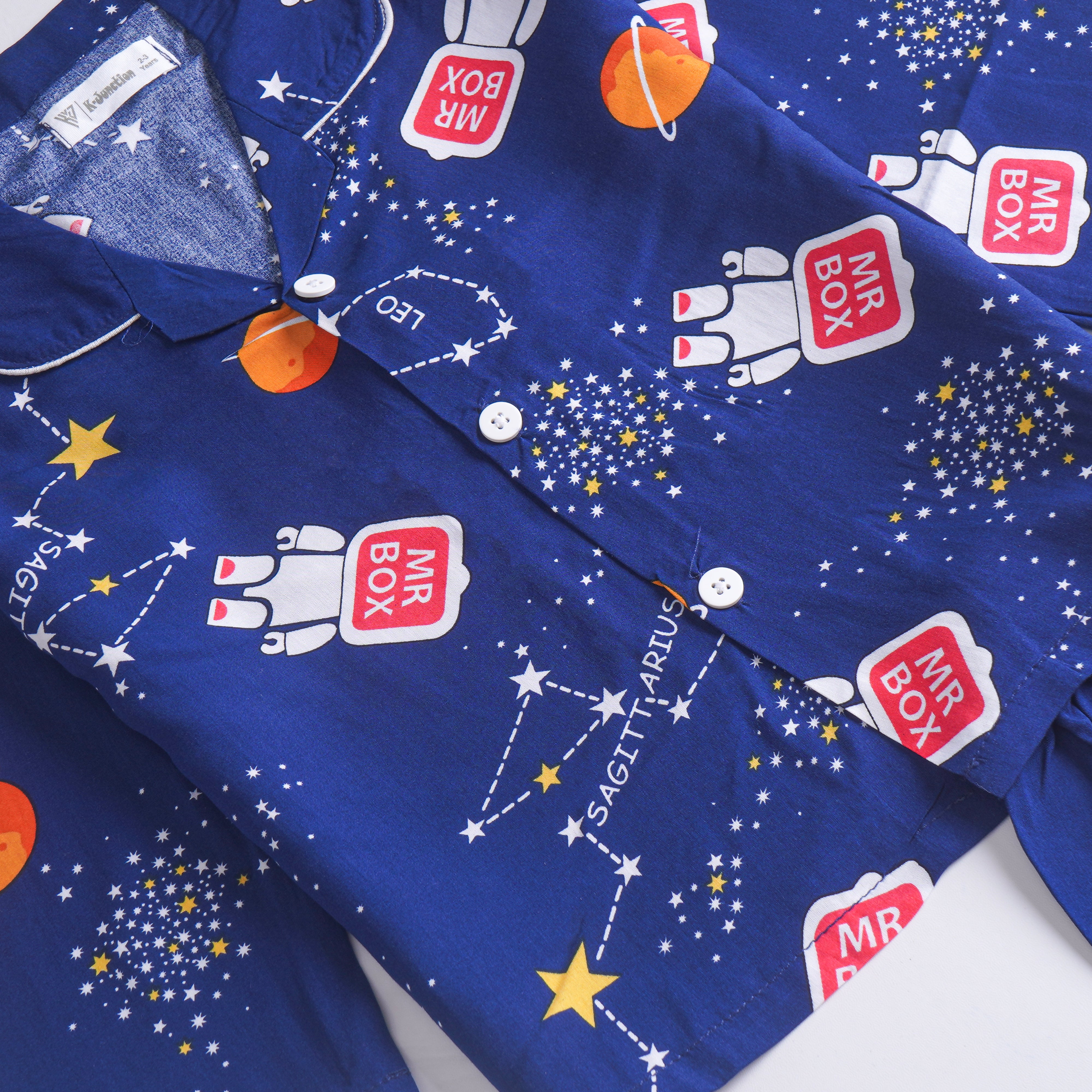 Boys Viscous Night Suit Full Sleeves