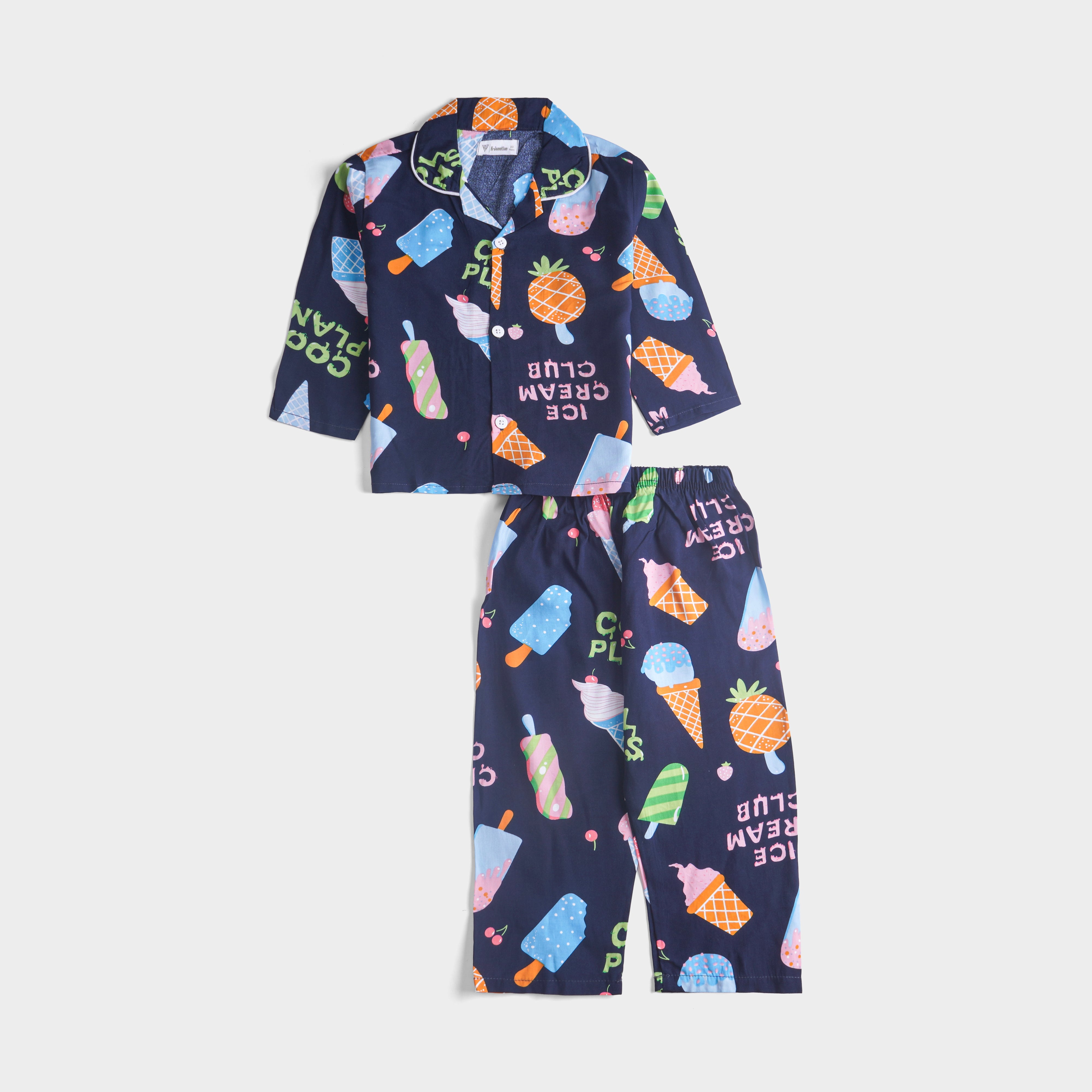Boys Viscous Night Suit Full Sleeves
