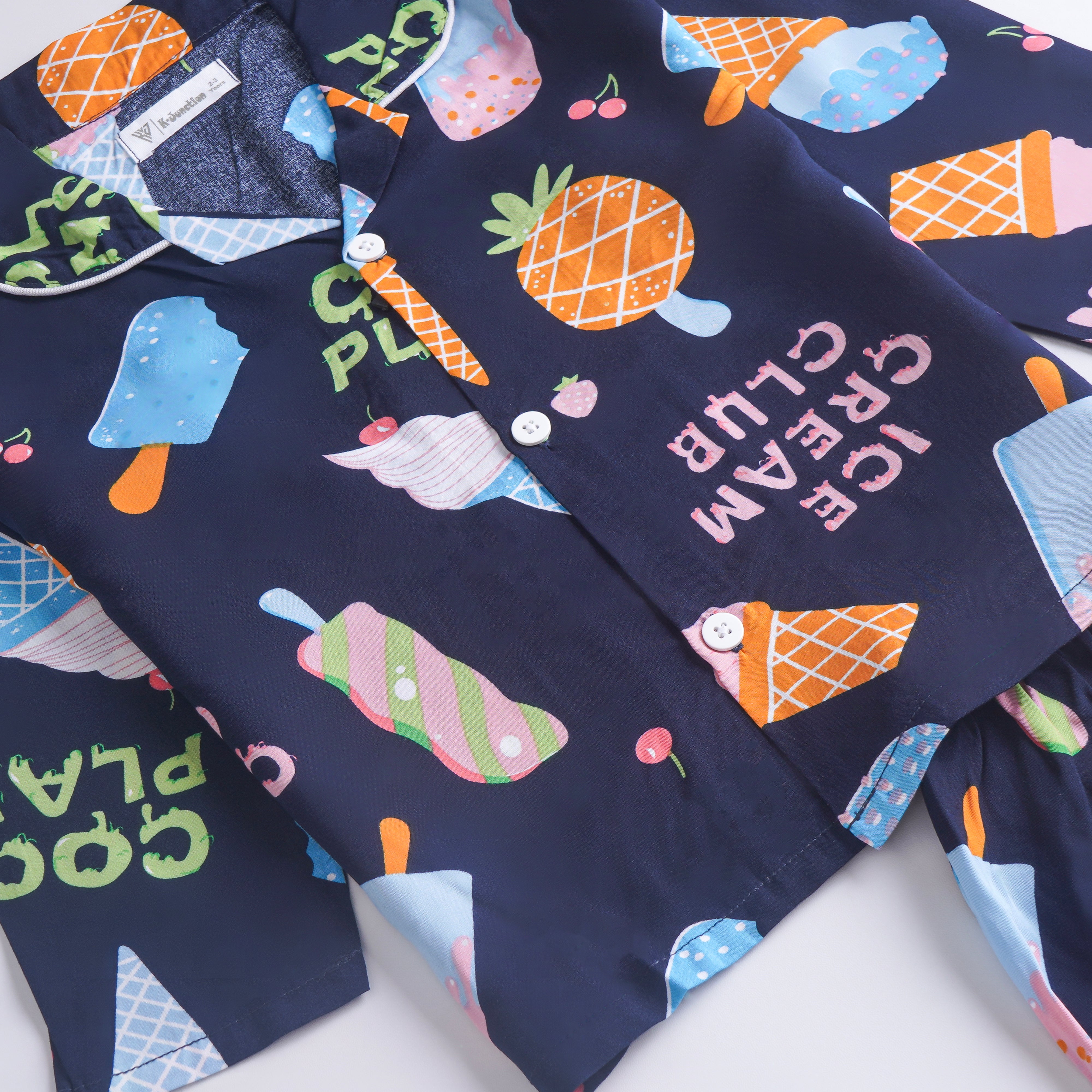 Boys Viscous Night Suit Full Sleeves