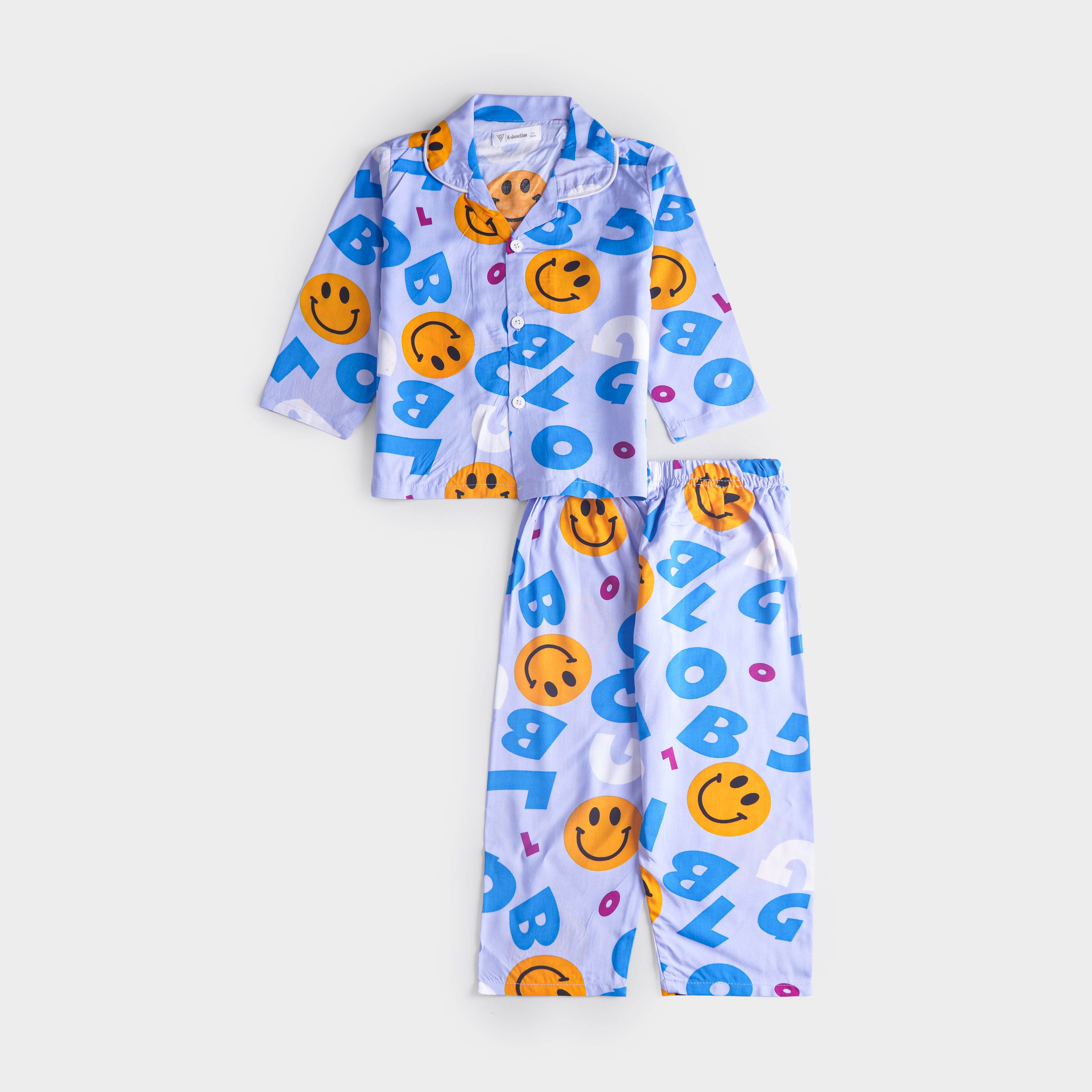 Boys Viscous Night Suit Full Sleeves