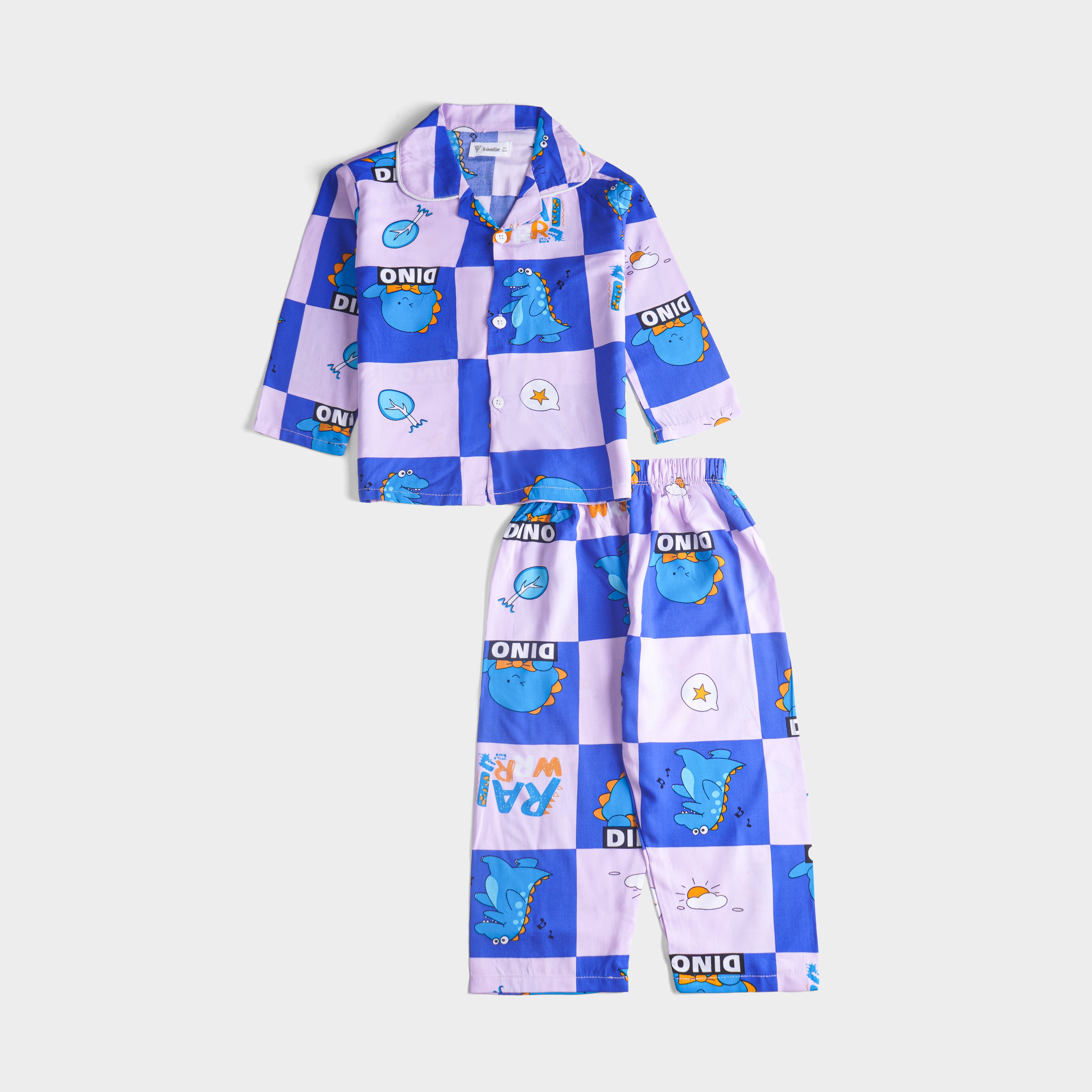 Boys Viscous Night Suit Full Sleeves