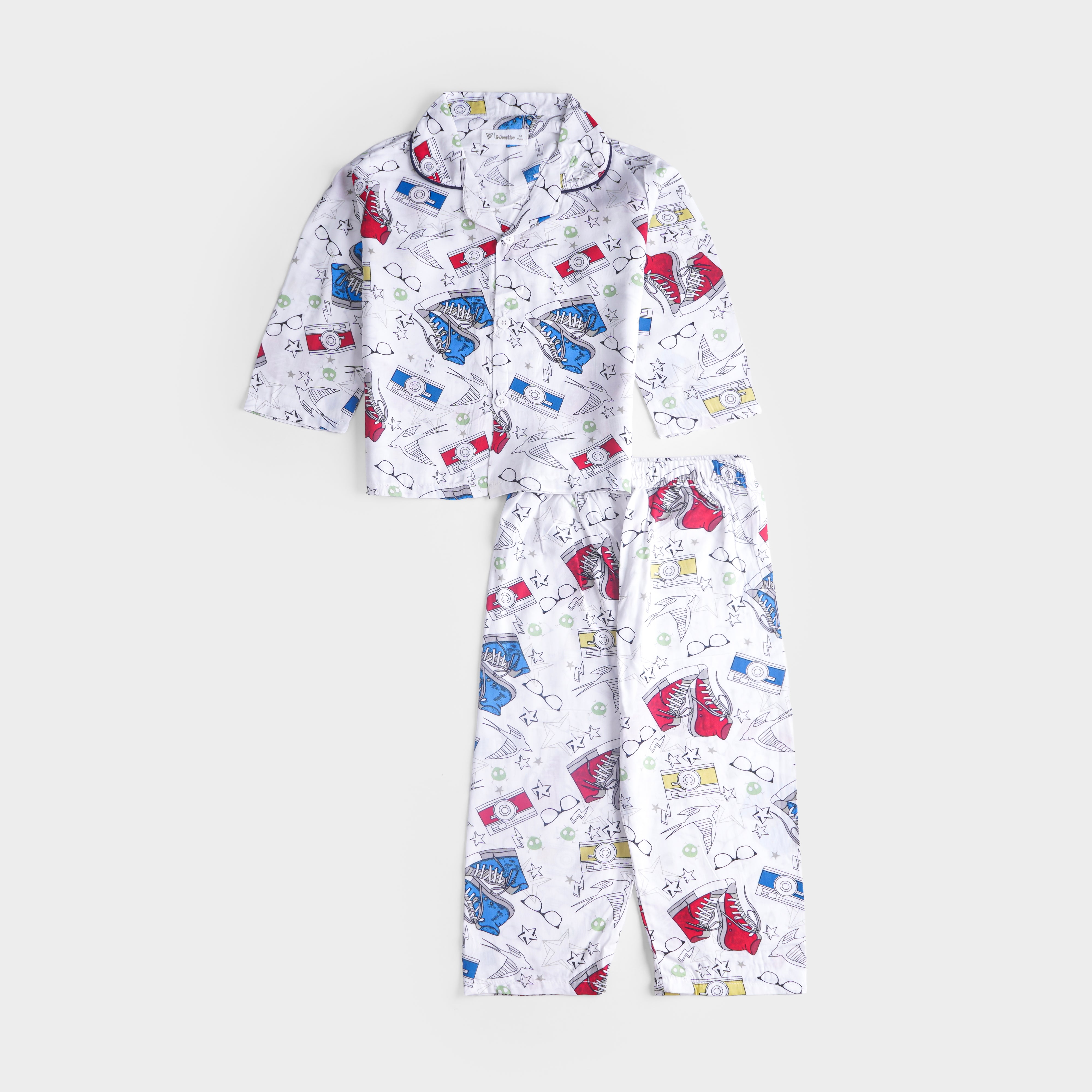 Boys Viscous Night Suit Full Sleeves