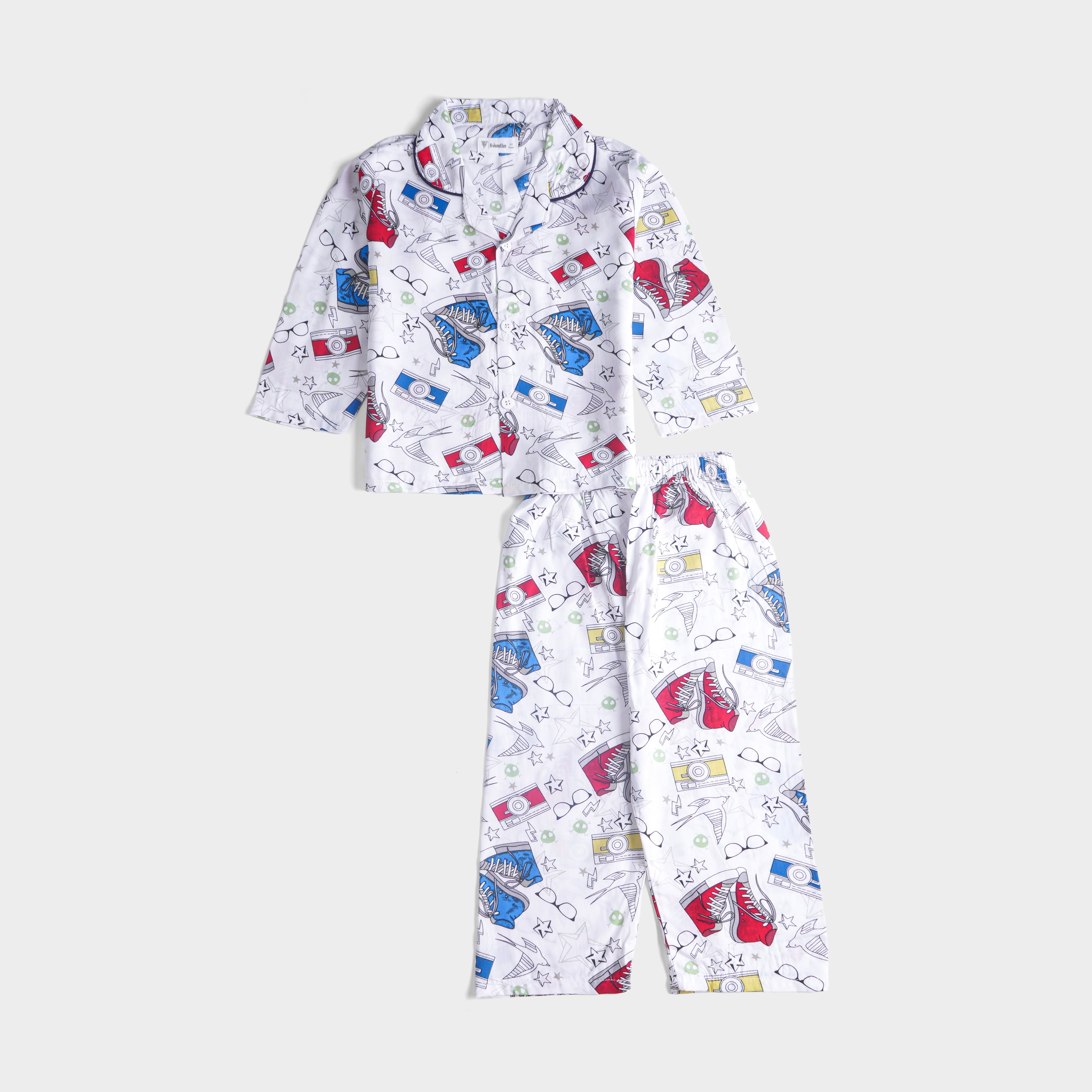 Boys Viscous Night Suit Full Sleeves