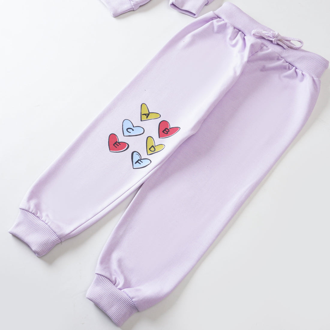Girls Terry Printed Full Sleeve Suit