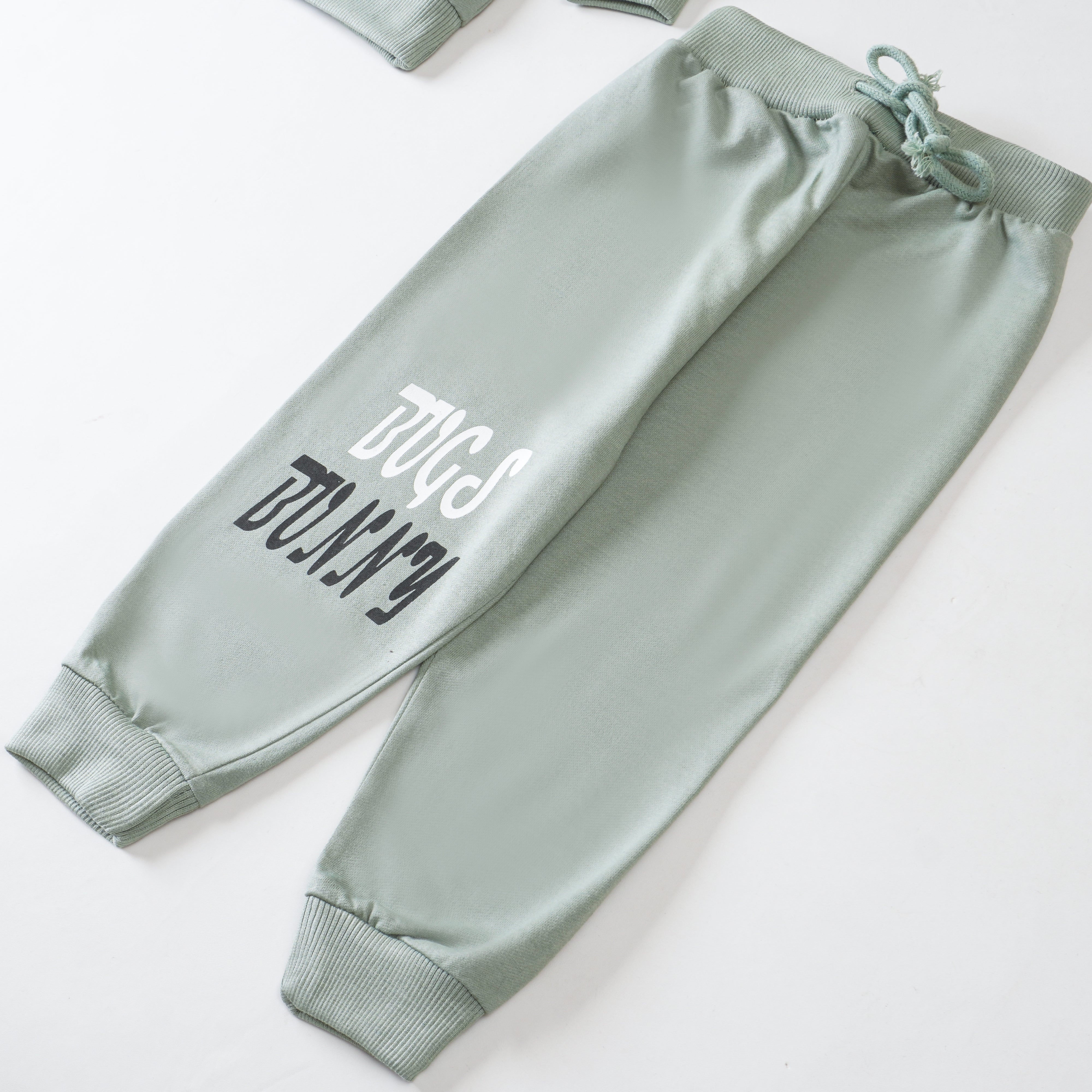 Girls Terry Printed Full Sleeve Suit