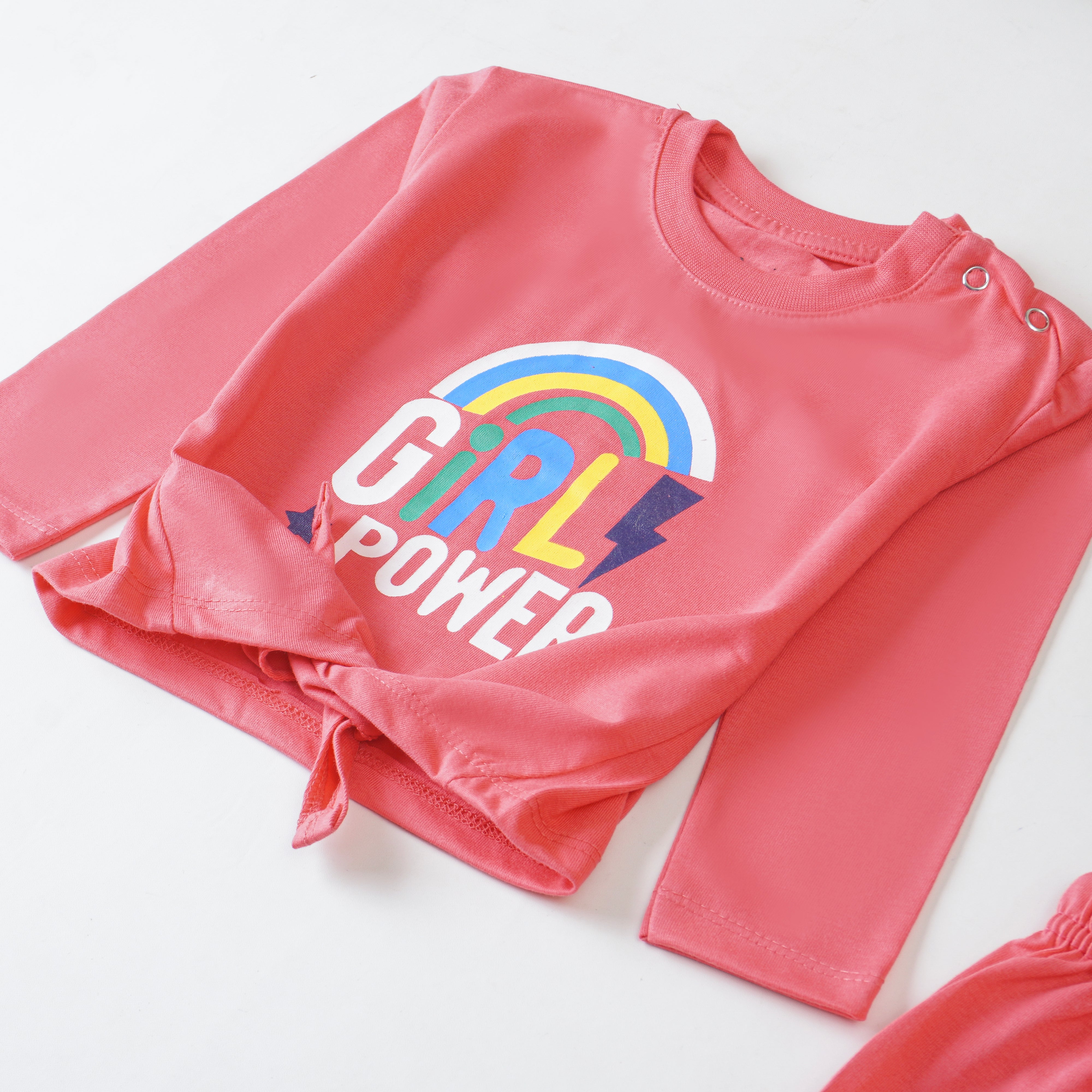 Girls Printed Full Sleeve Suit (Girls-Power)