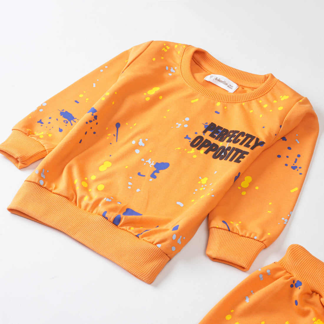 Boys Terry Printed Full Sleeve Suit