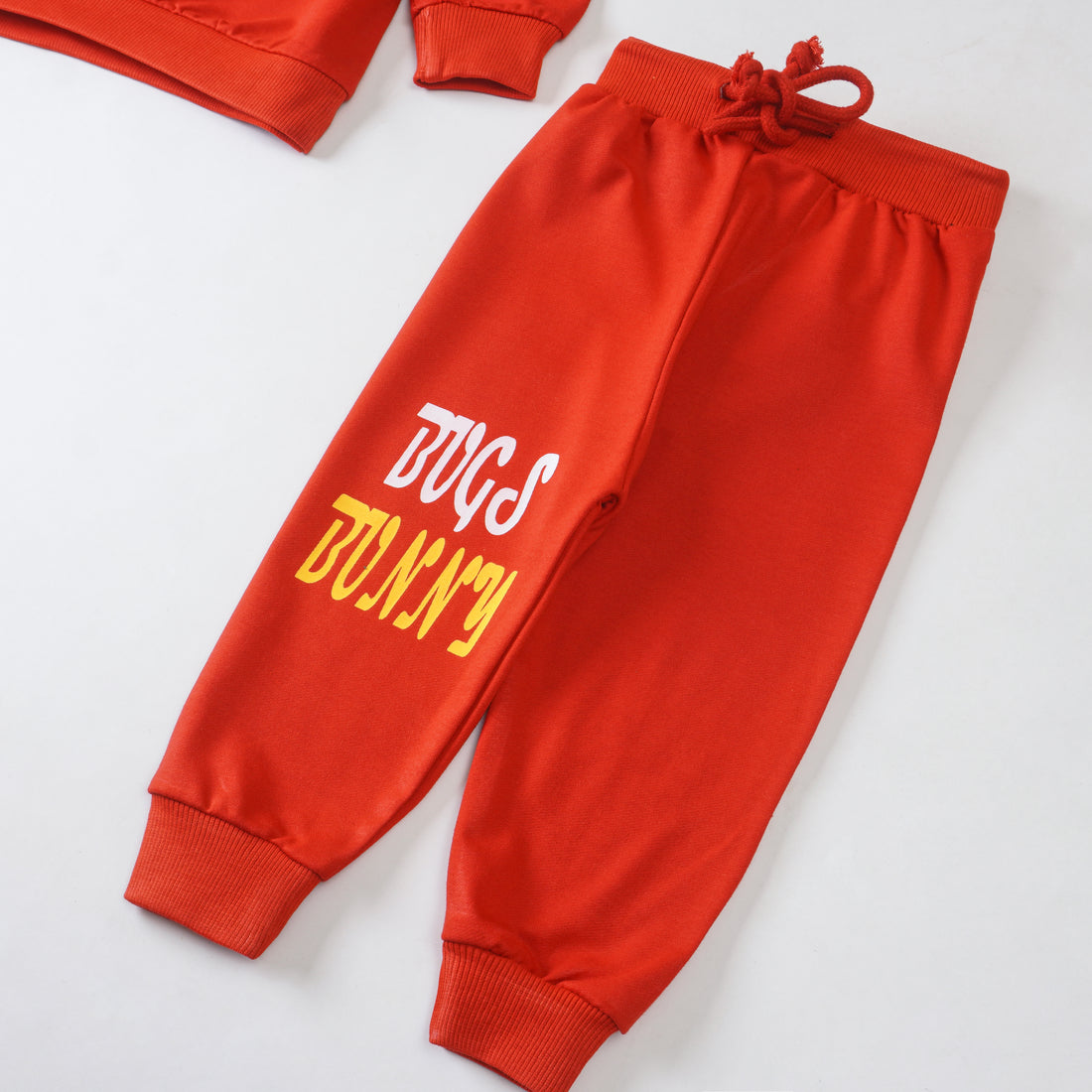 Girls Terry Printed Full Sleeve Suit