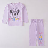 Girls Printed Full Sleeve Suit (Minnie-Mickey)