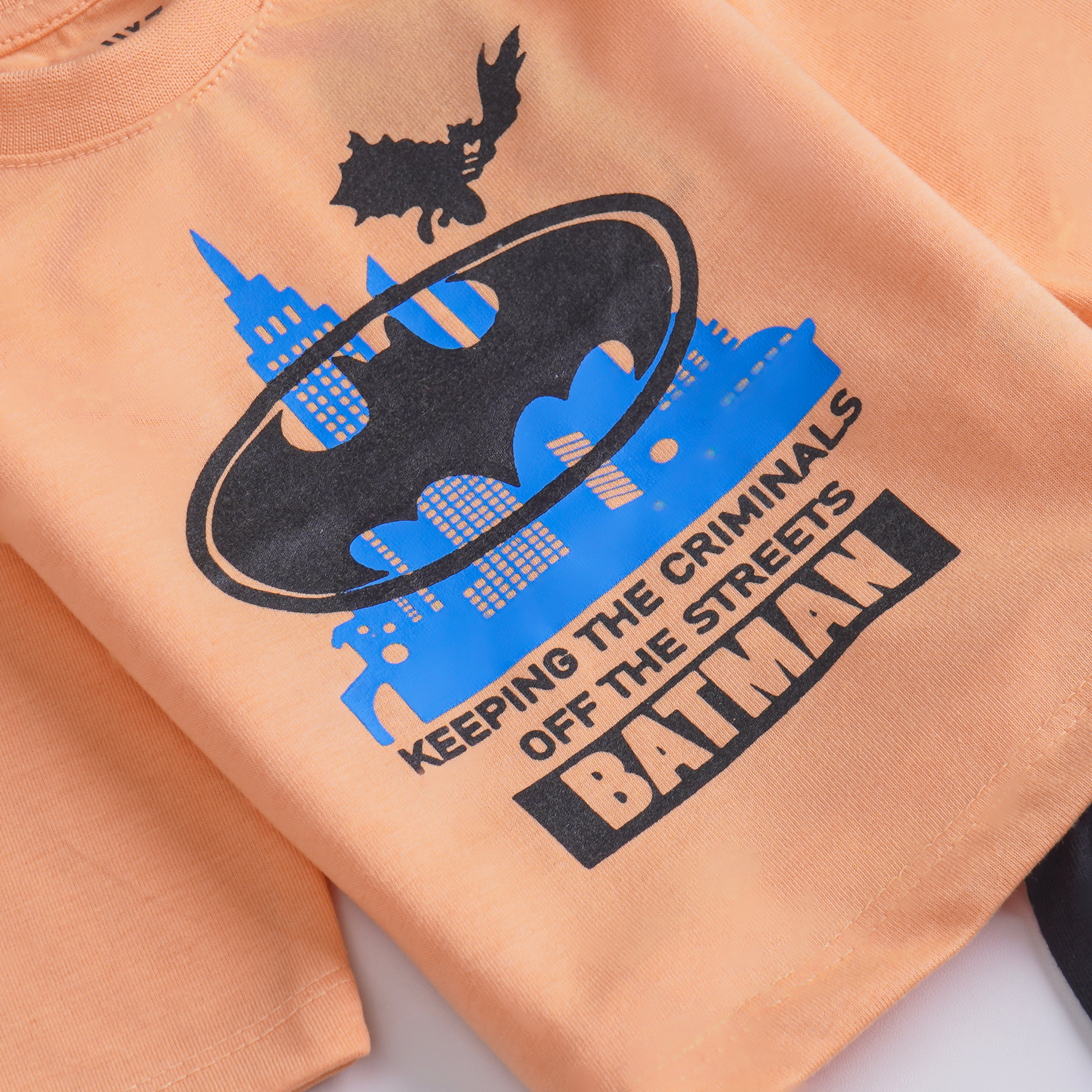 Infant Baba Printed Full Sleeve Suit (Batman)