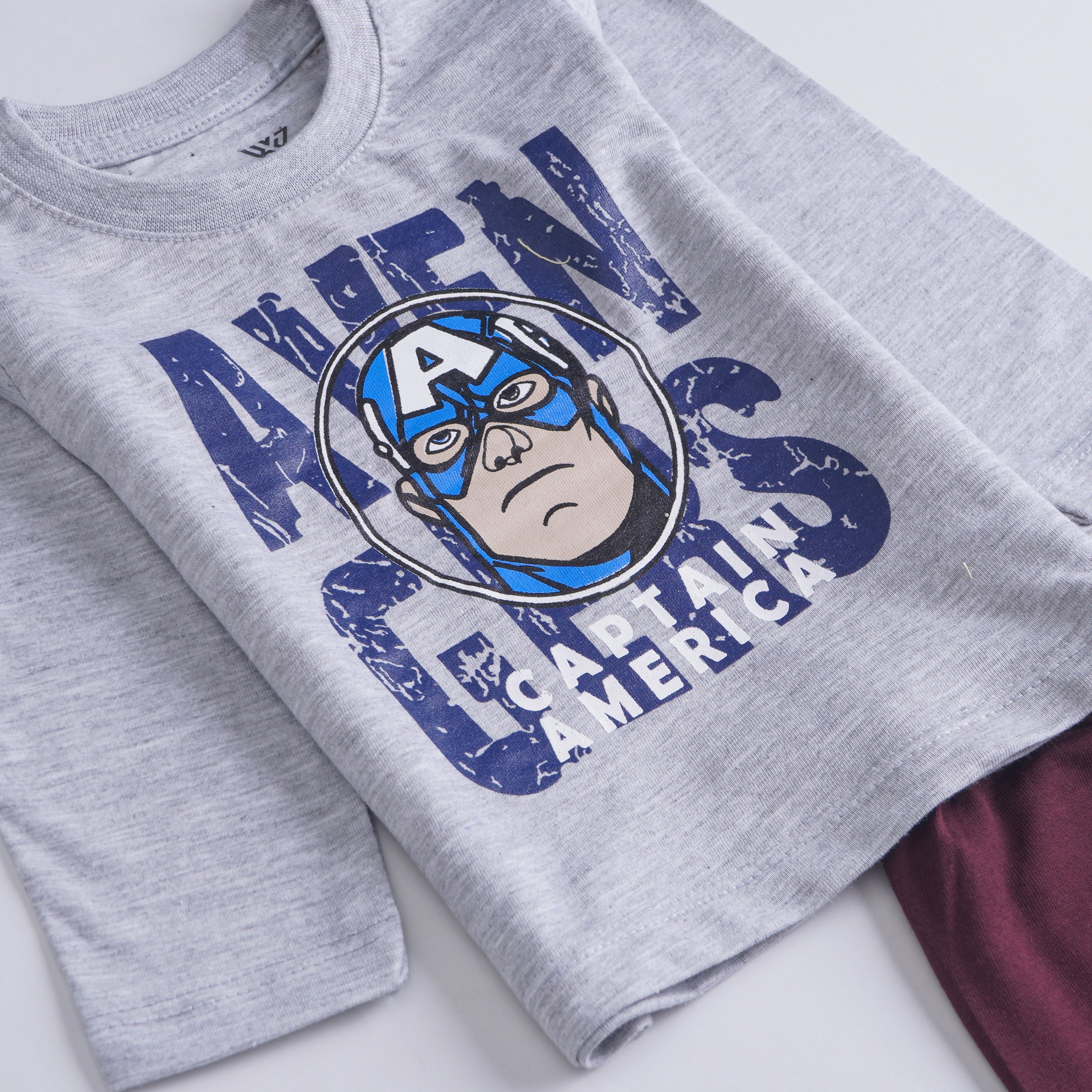Infant Baba Printed Full Sleeve Suit (Avengers)