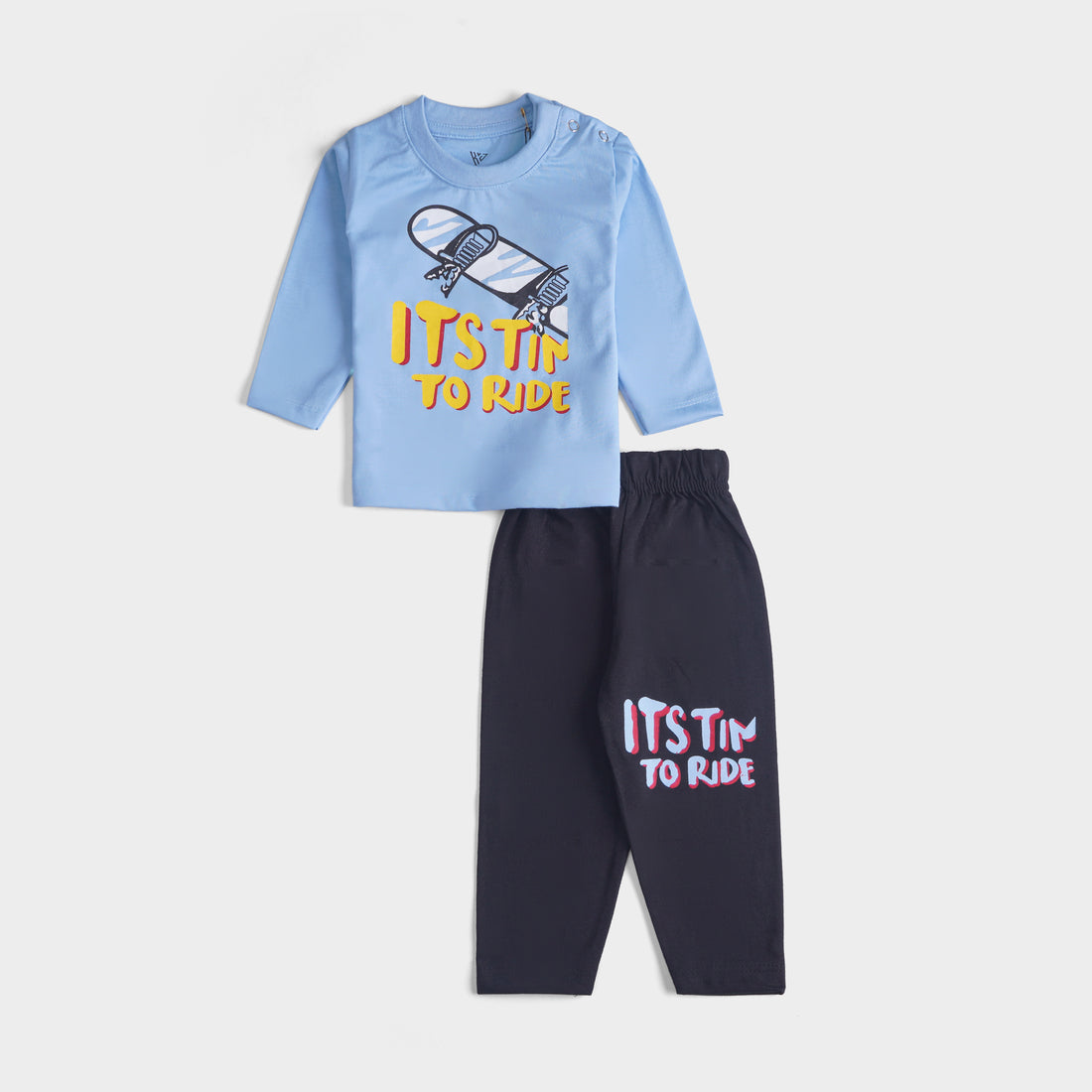Infant Baba Printed Full Sleeve Suit (Its-Time)