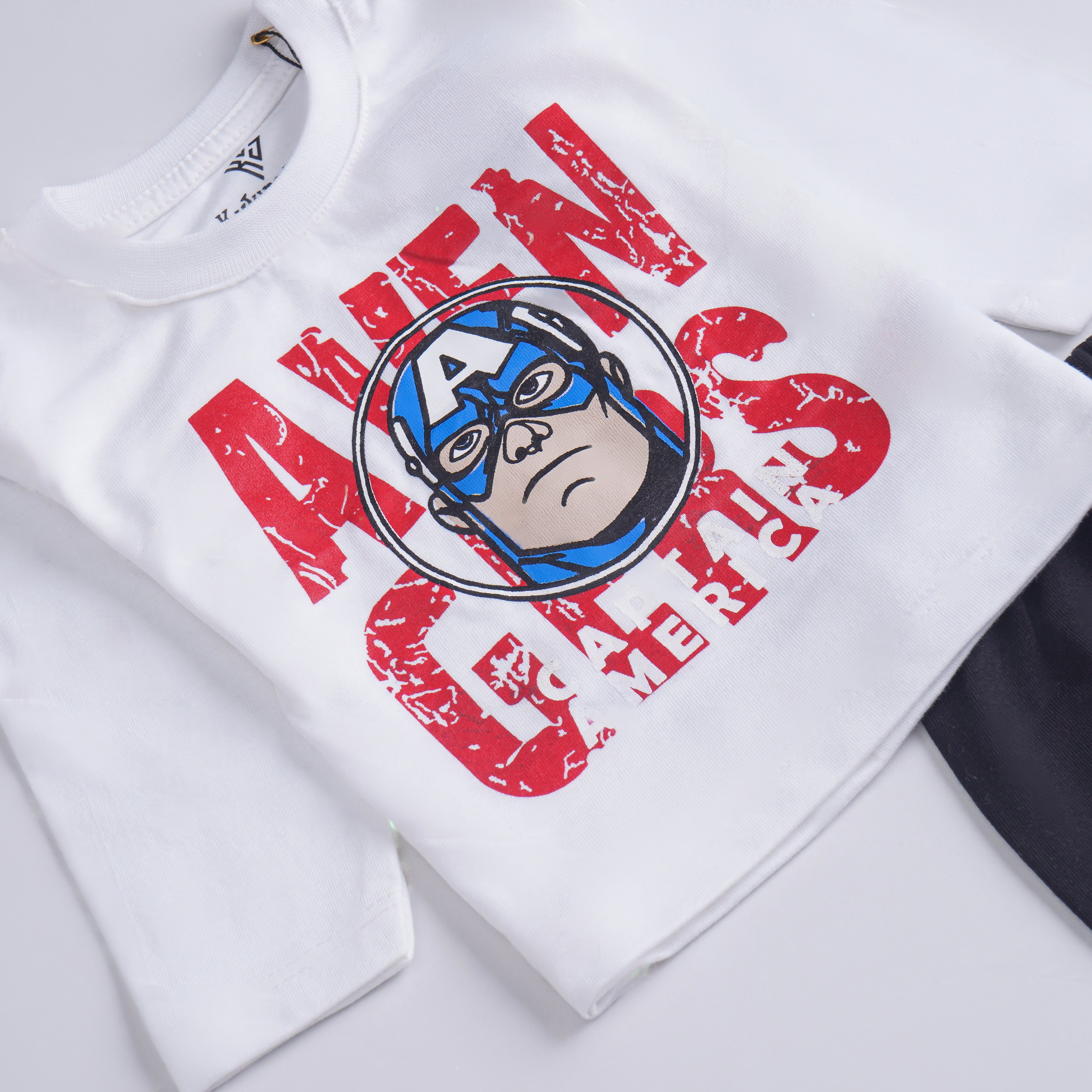 Infant Baba Printed Full Sleeve Suit (Avengers)