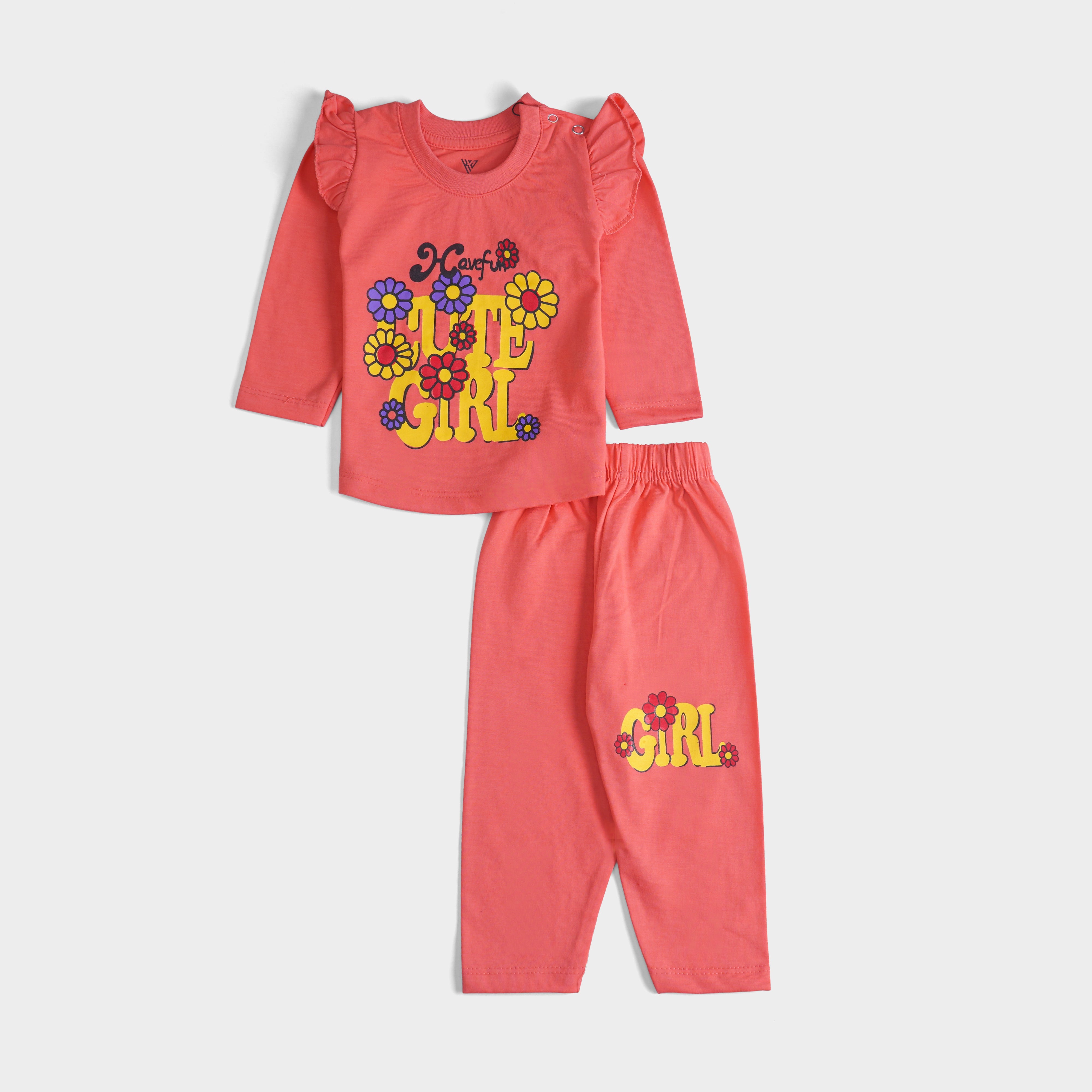 Infant Baby Printed Full Sleeve Suit (Have-Fun)
