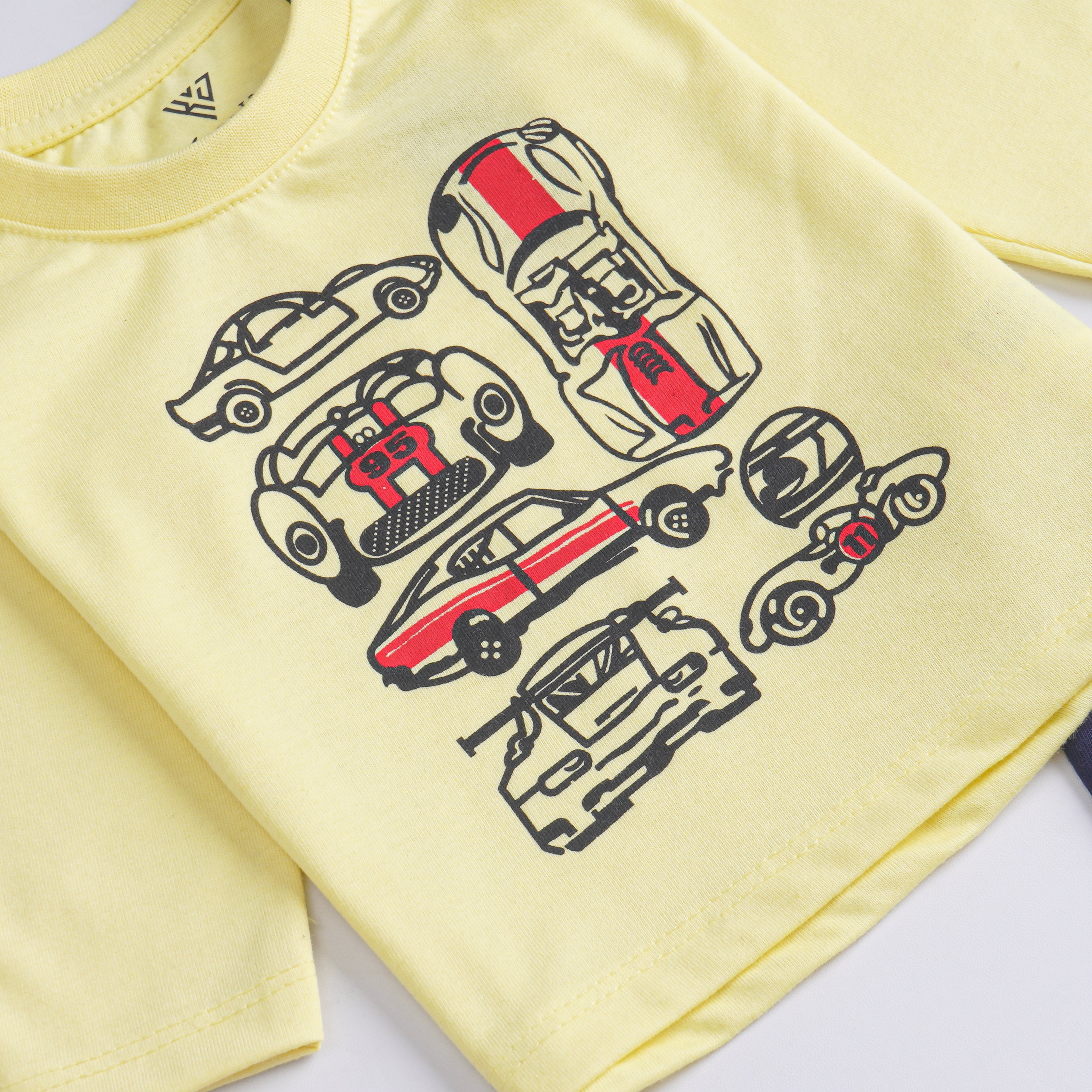 Infant Baba Printed Full Sleeve Suit (Car)