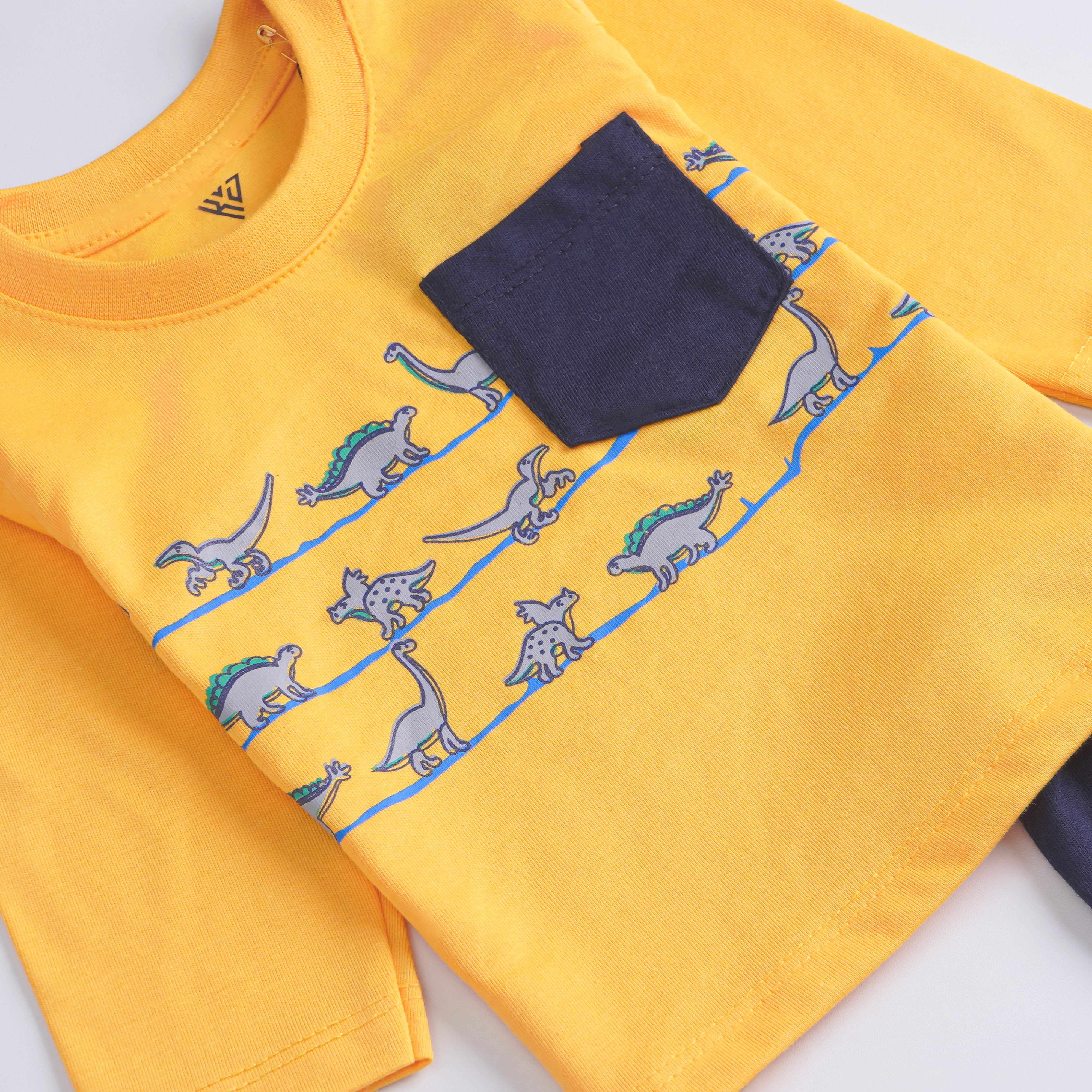 Infant Baba Printed Full Sleeve Suit (Dino)