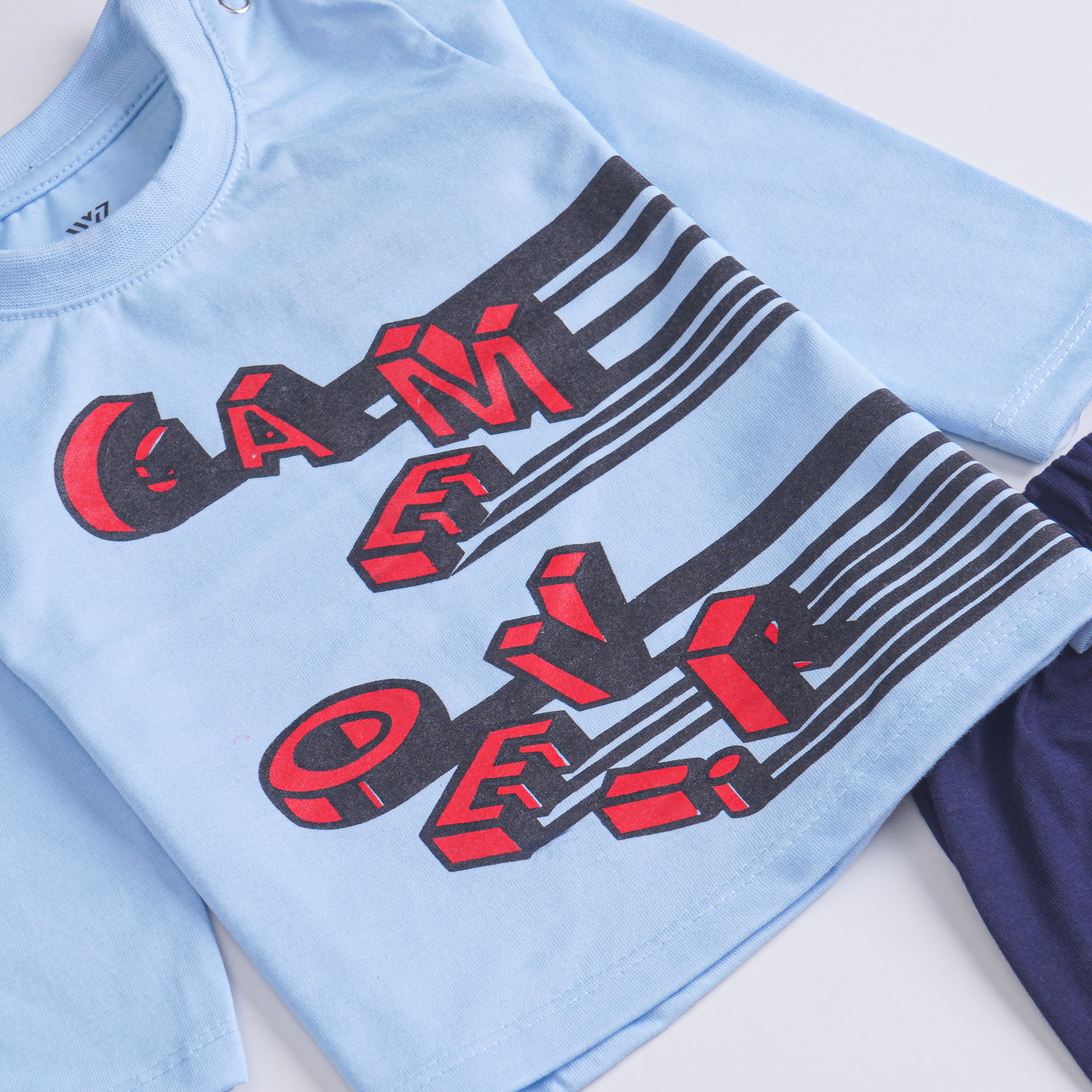 Infant Baba Printed Full Sleeve Suit (Game-Over)