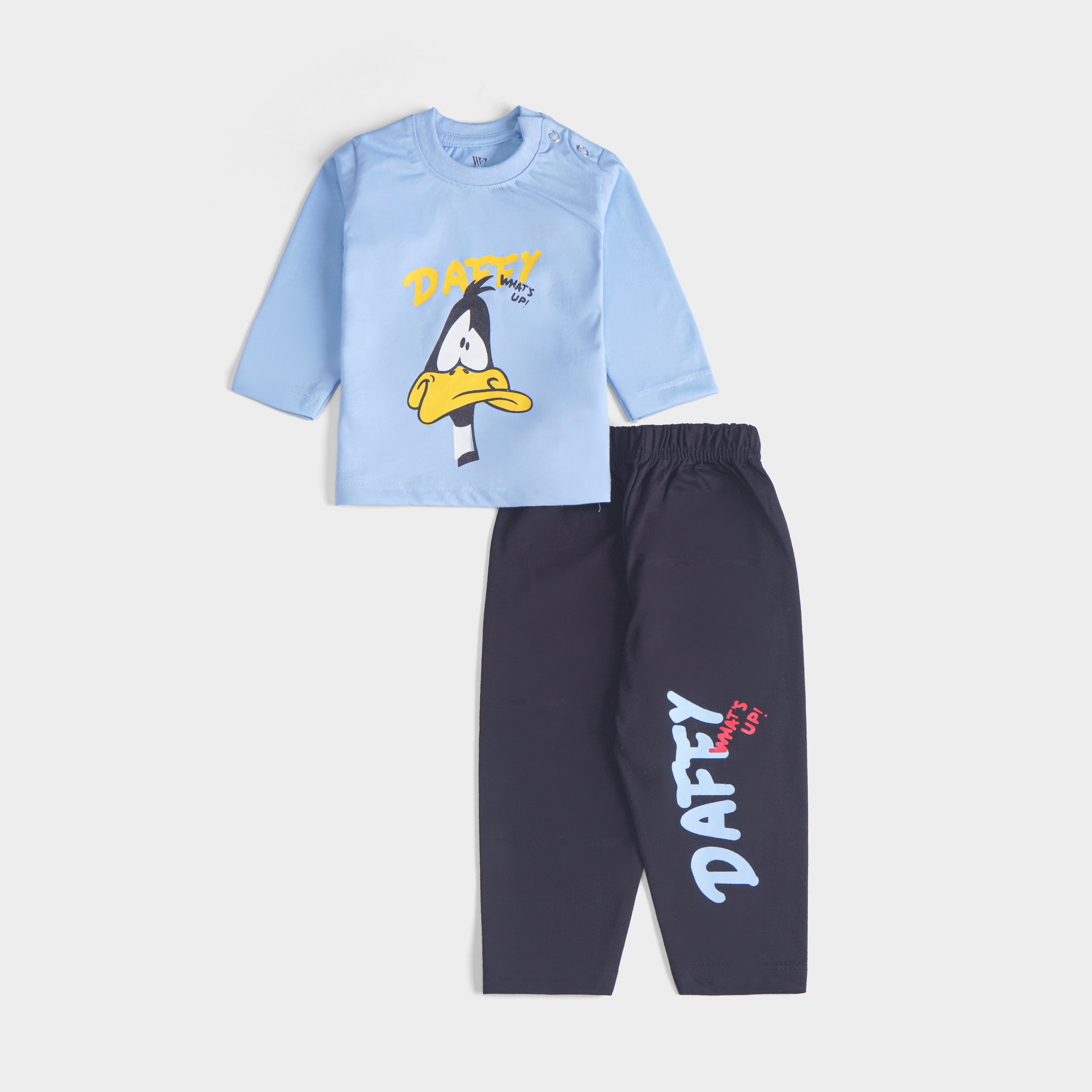 Infant Baba Printed Full Sleeve Suit (Daffy)