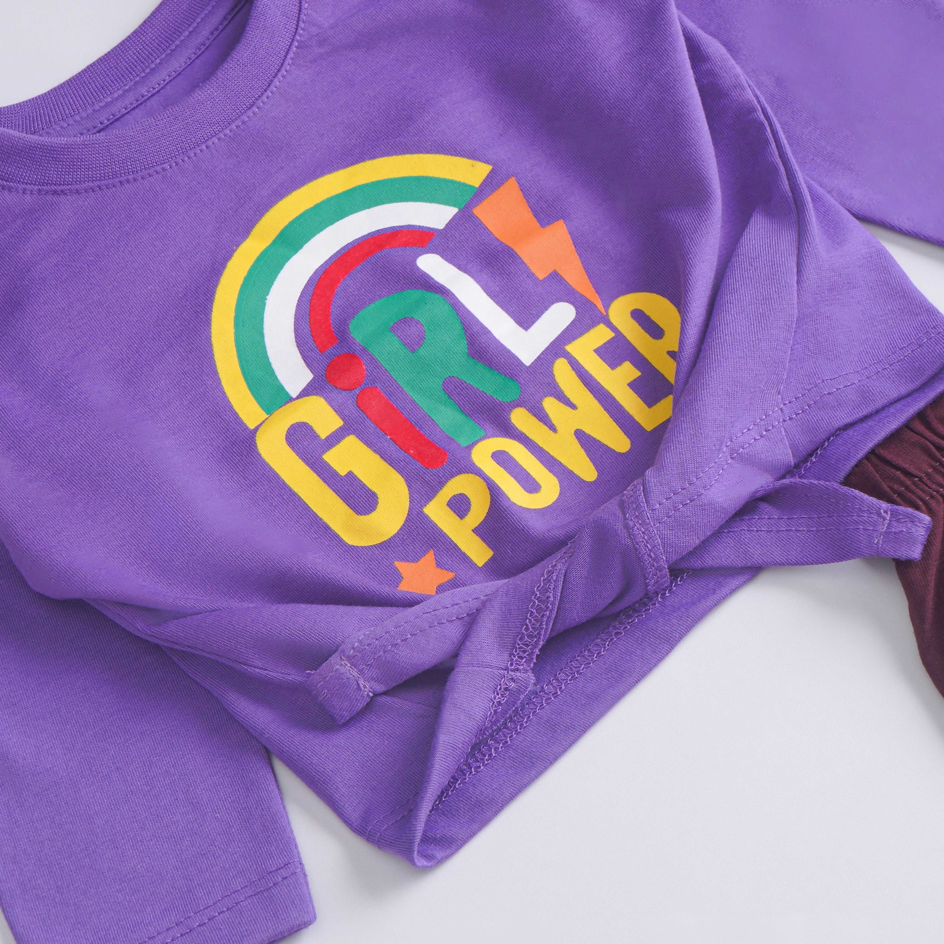 Infant Baby Printed Full Sleeve Suit (Girl's-Power)
