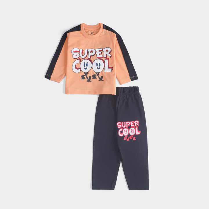 Infant Baba Printed Full Sleeve Suit (Super-Cool)