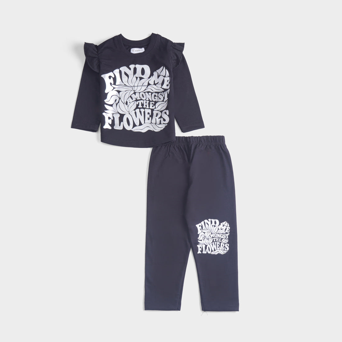 Girls Printed Full Sleeve Suit