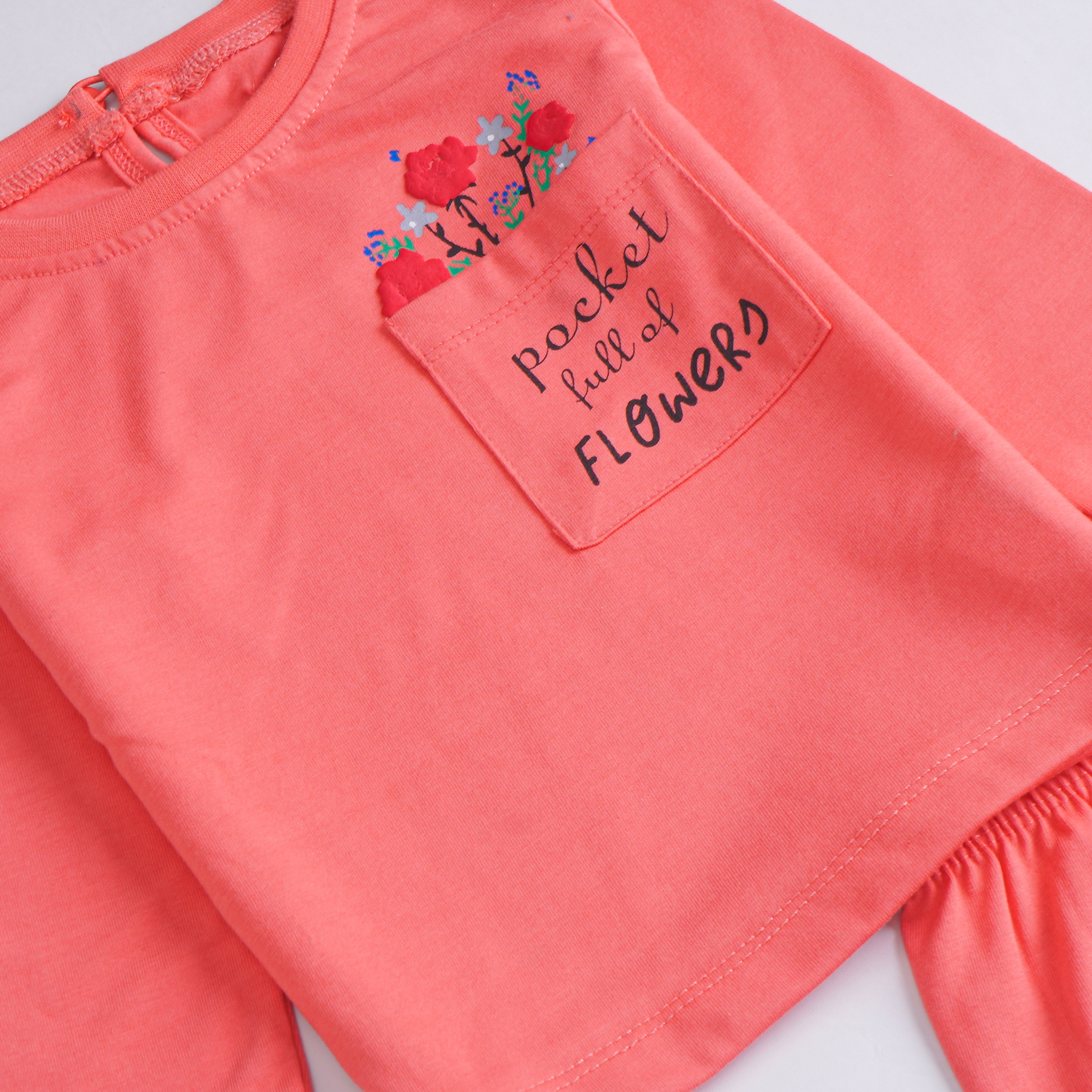 Girls Printed Full Sleeve Suit