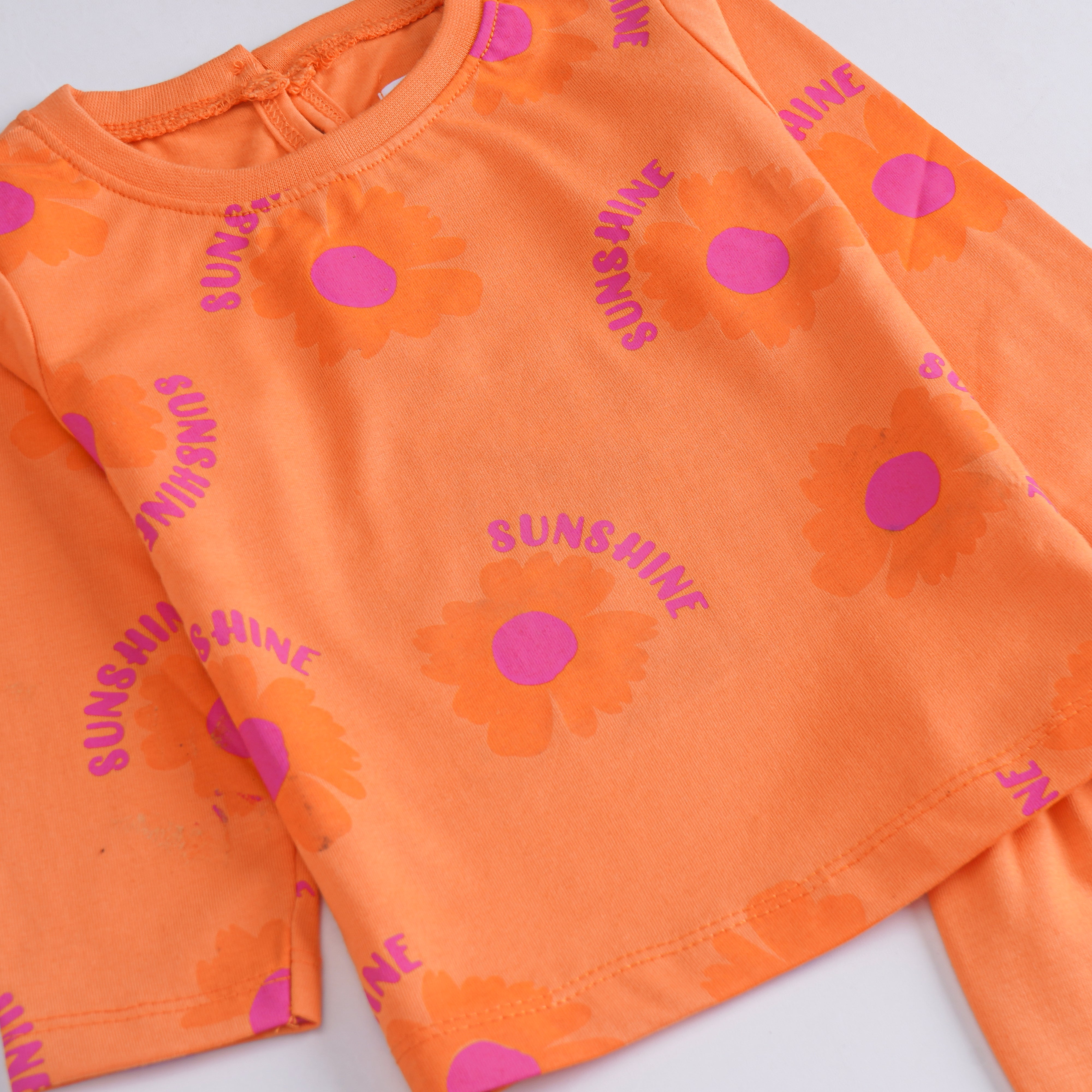Girls Printed Full Sleeve Suit