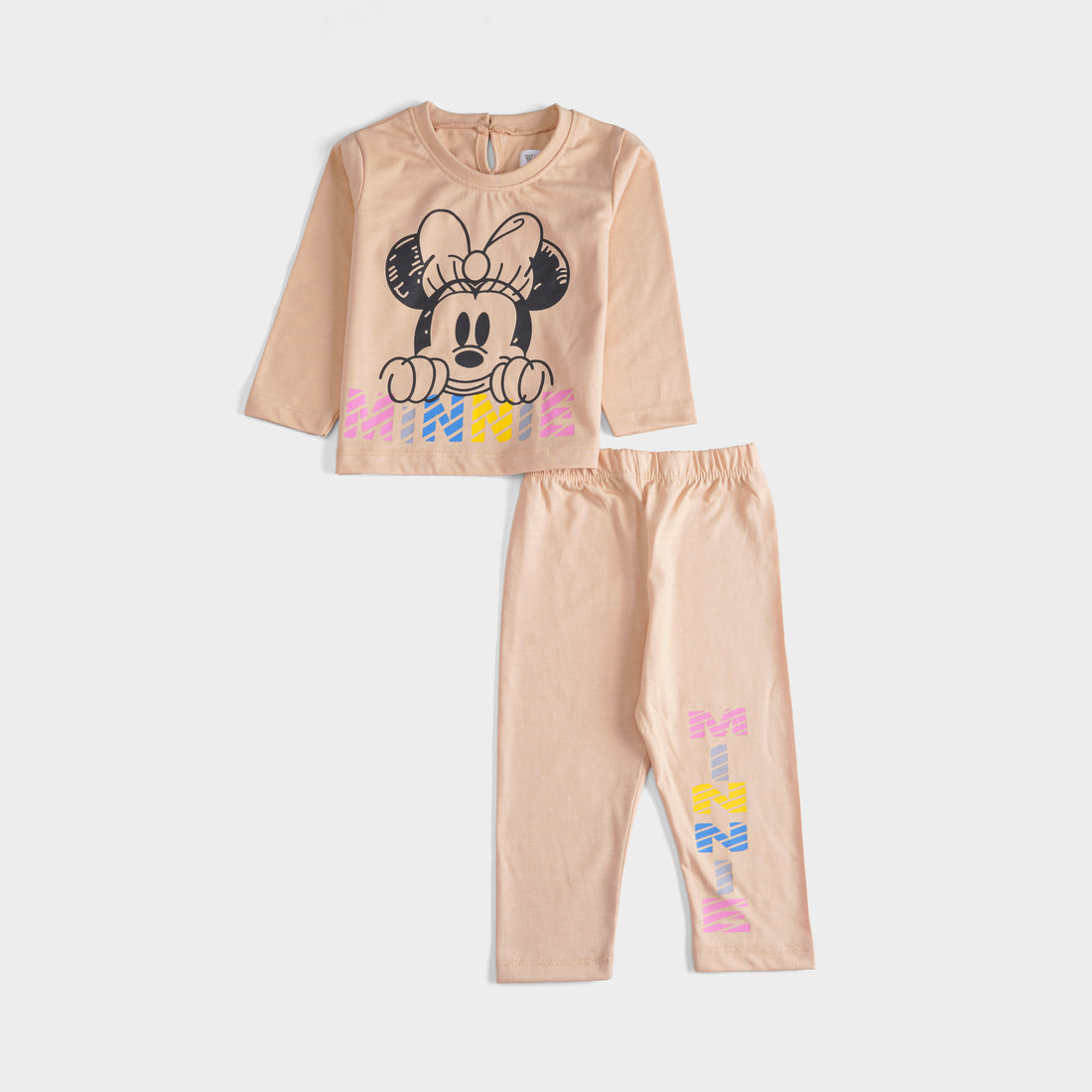 Girls Printed Full Sleeve Suit (Minnie-Mickey)