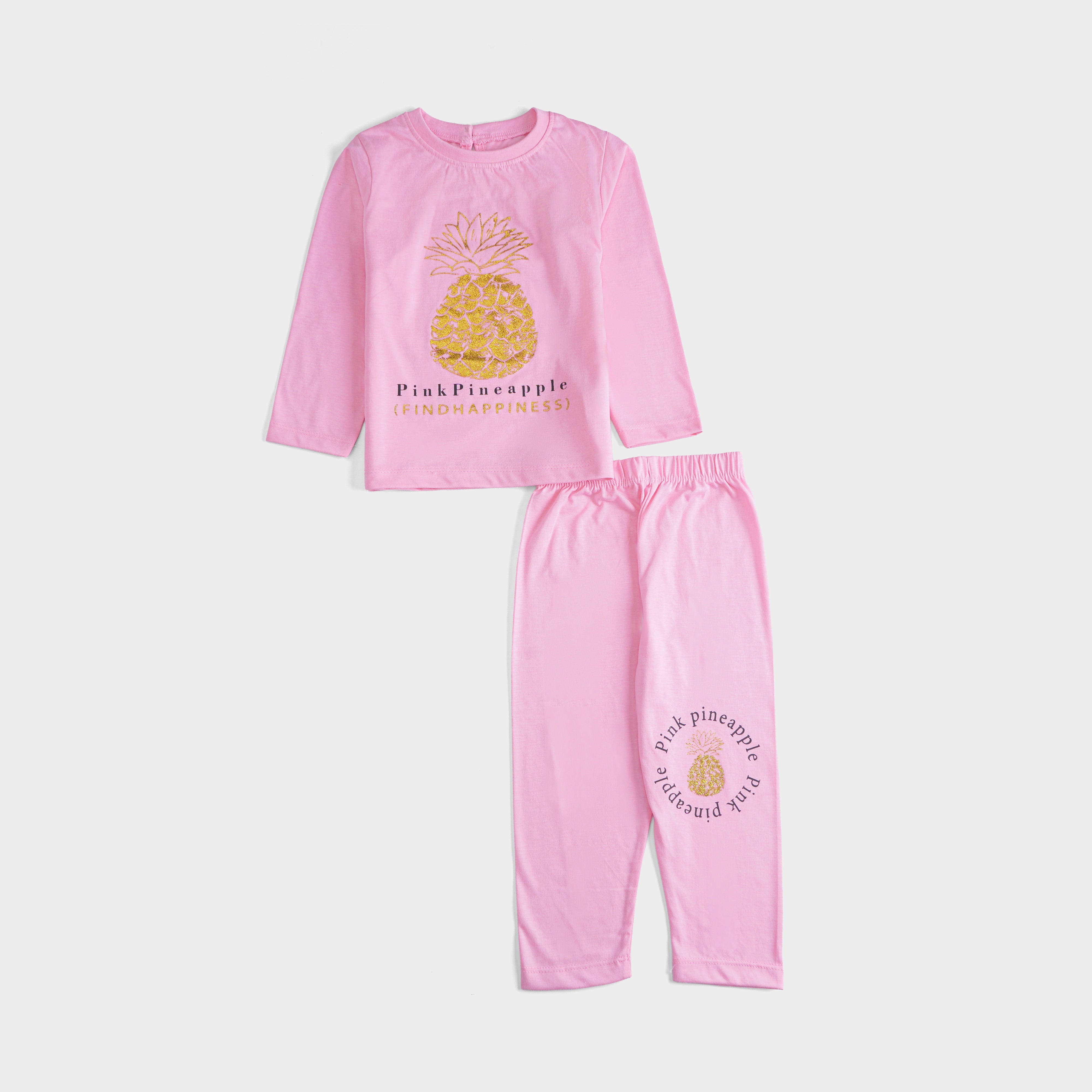 Girls Printed Full Sleeve Suit