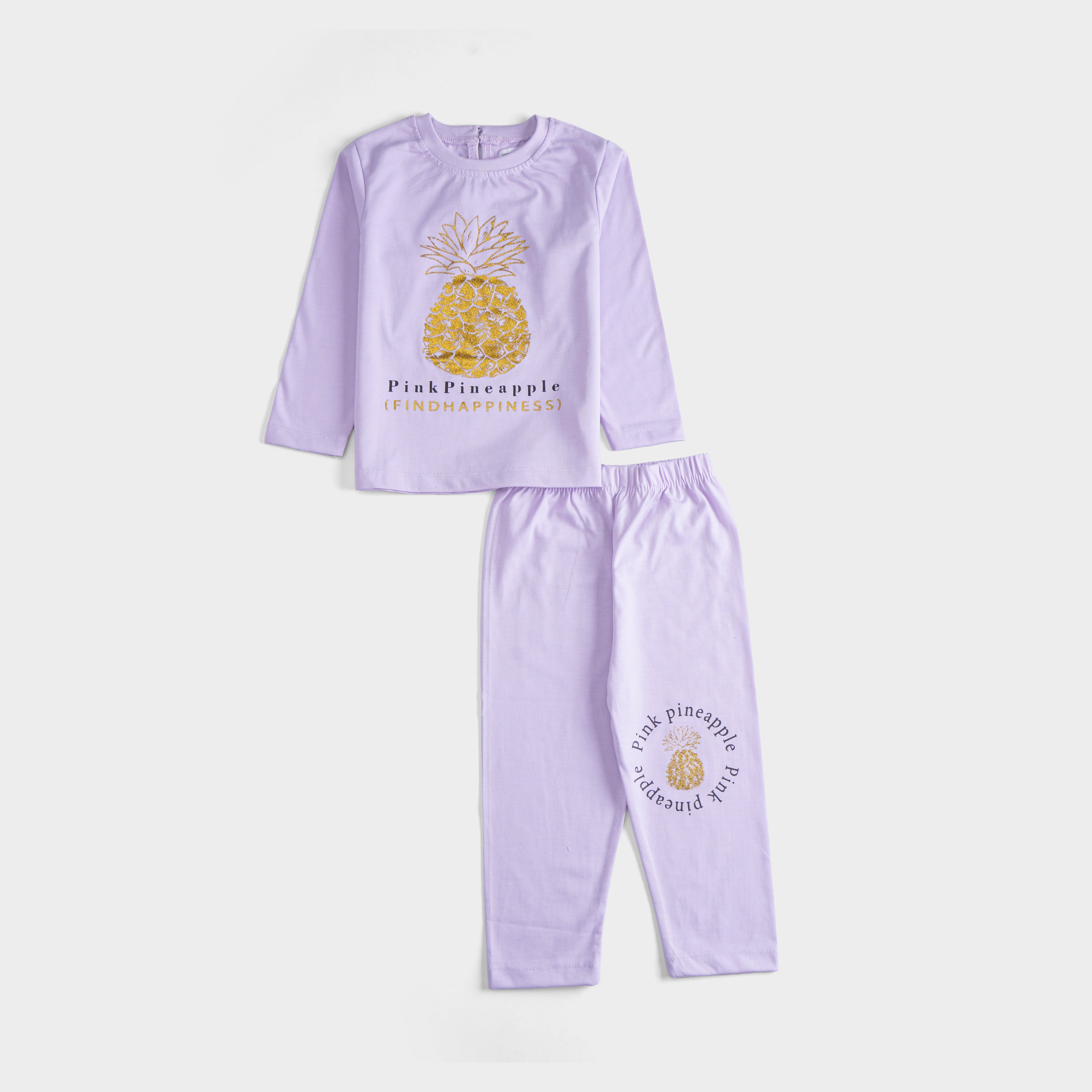 Girls Printed Full Sleeve Suit