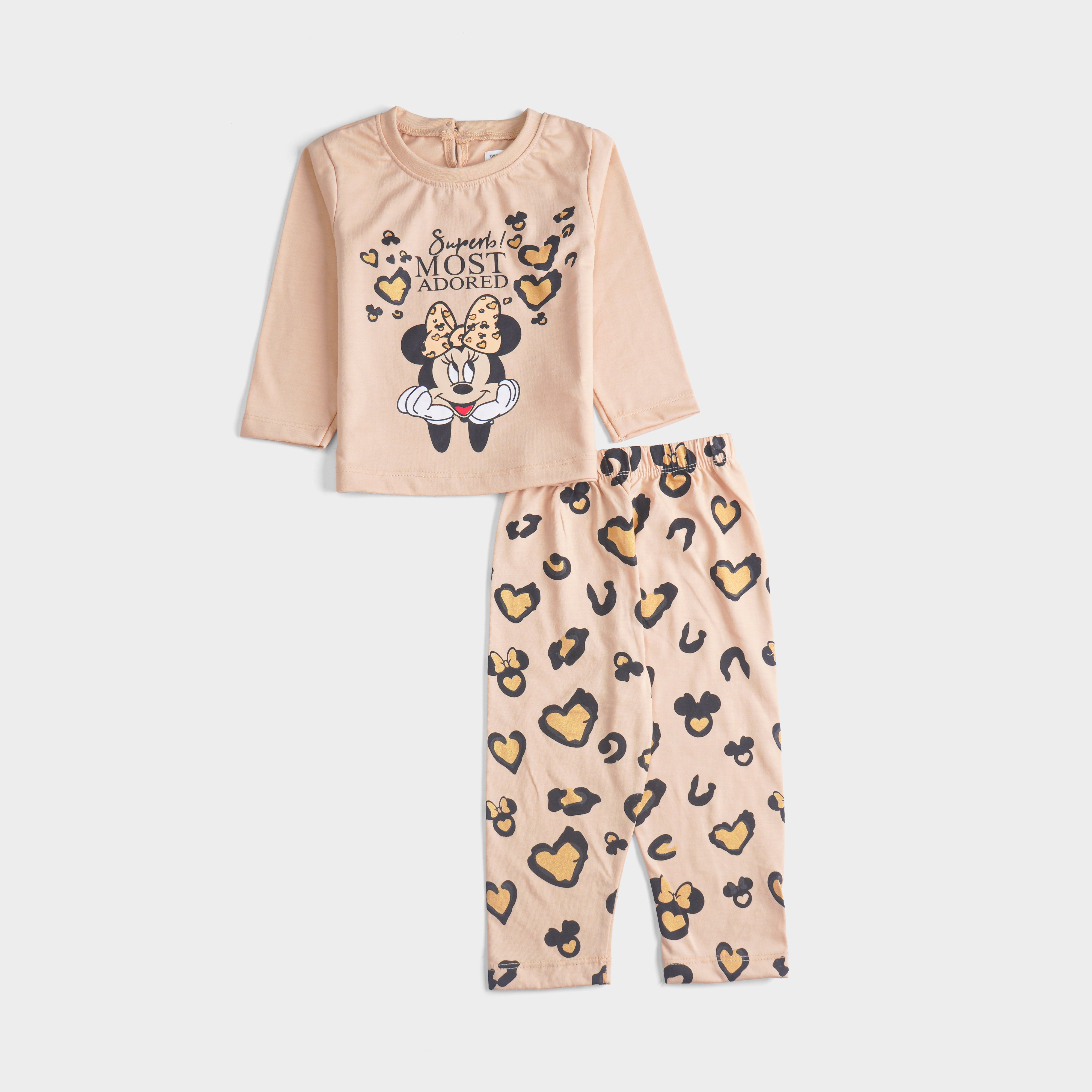 Girls Printed Full Sleeve Suit