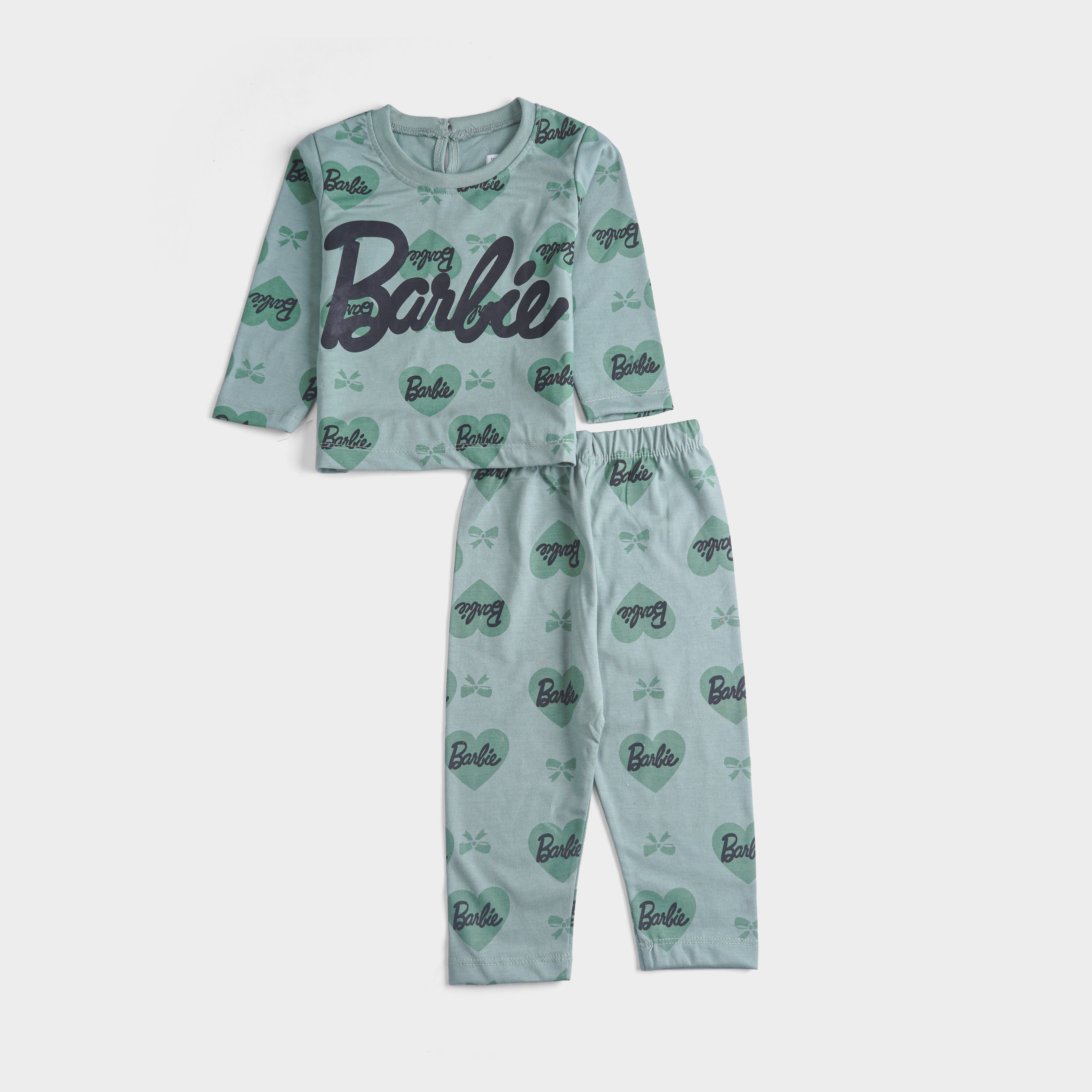 Girls Printed Full Sleeve Suit (Barbie)