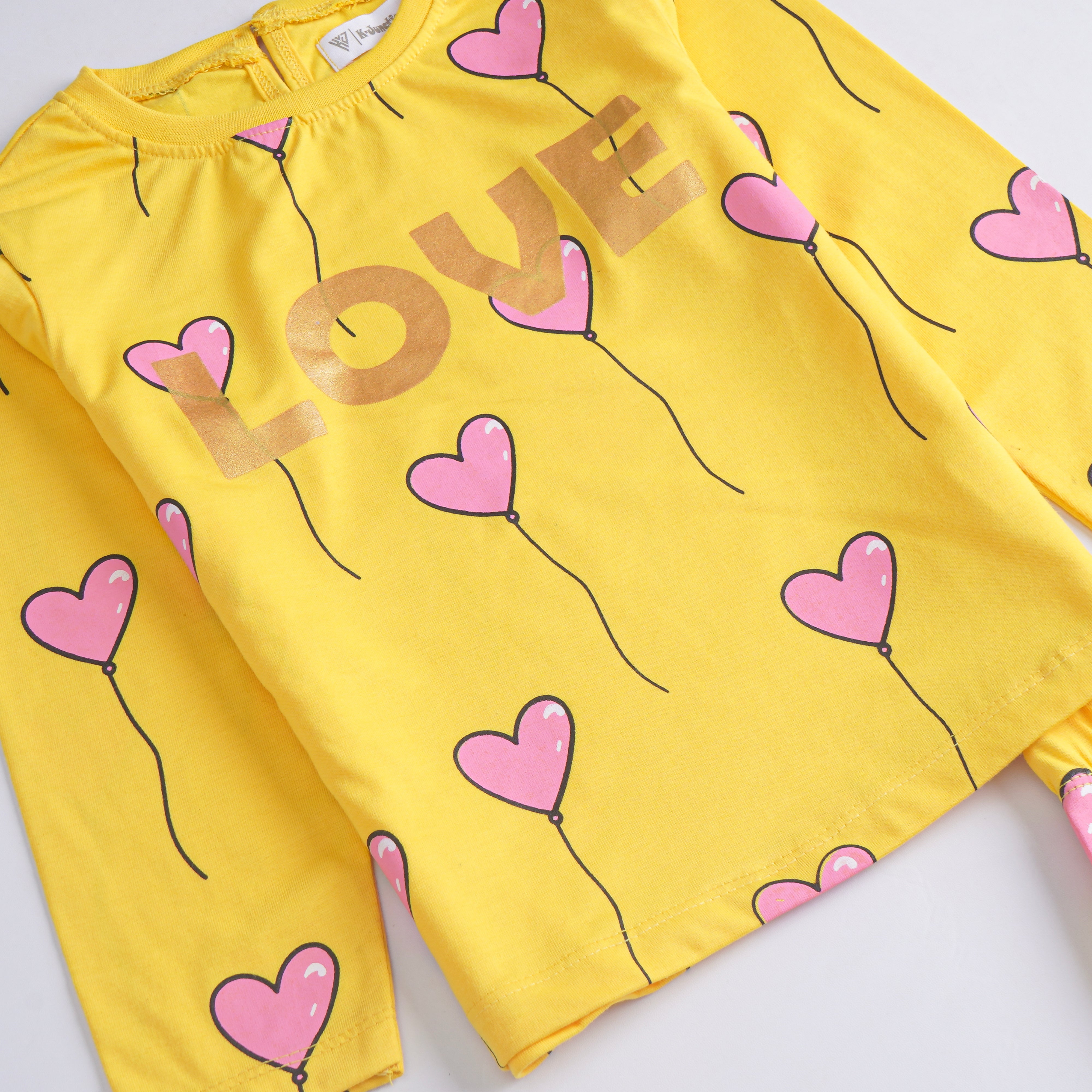 Girls Printed Full Sleeve Suit