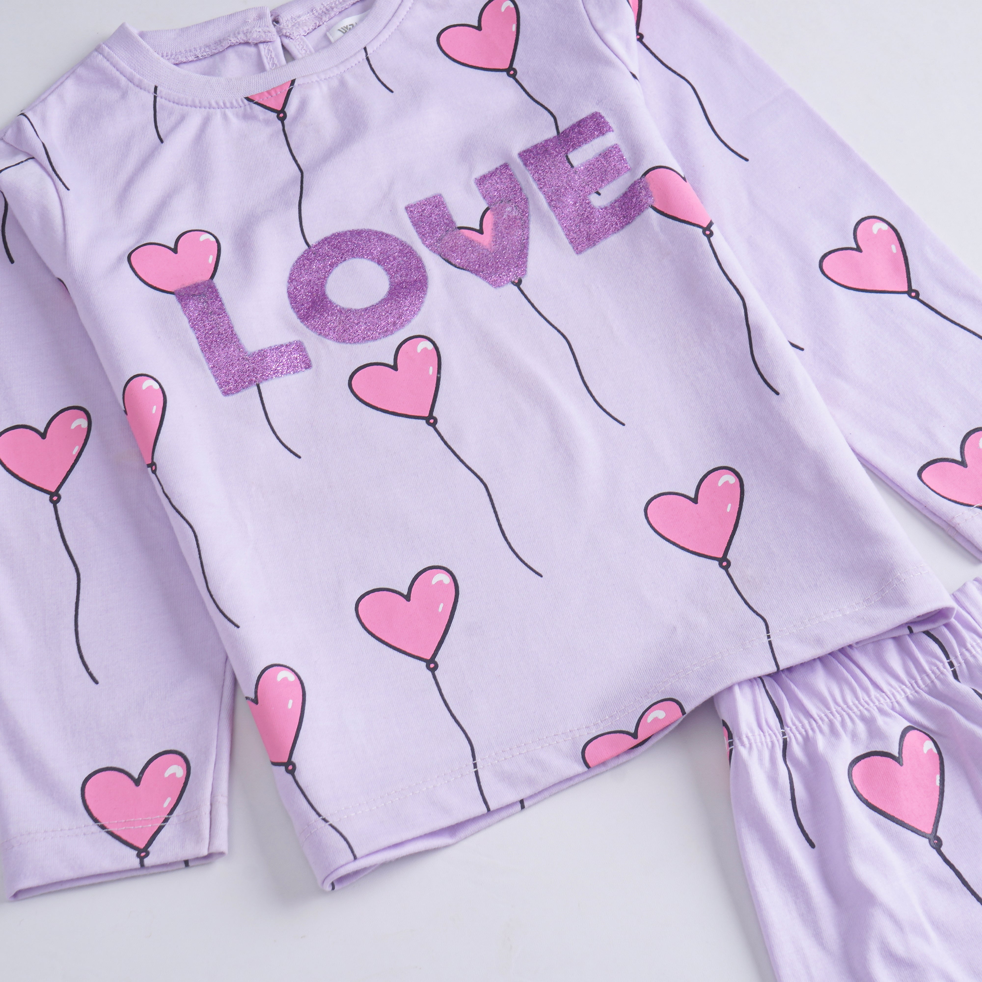 Girls Printed Full Sleeve Suit