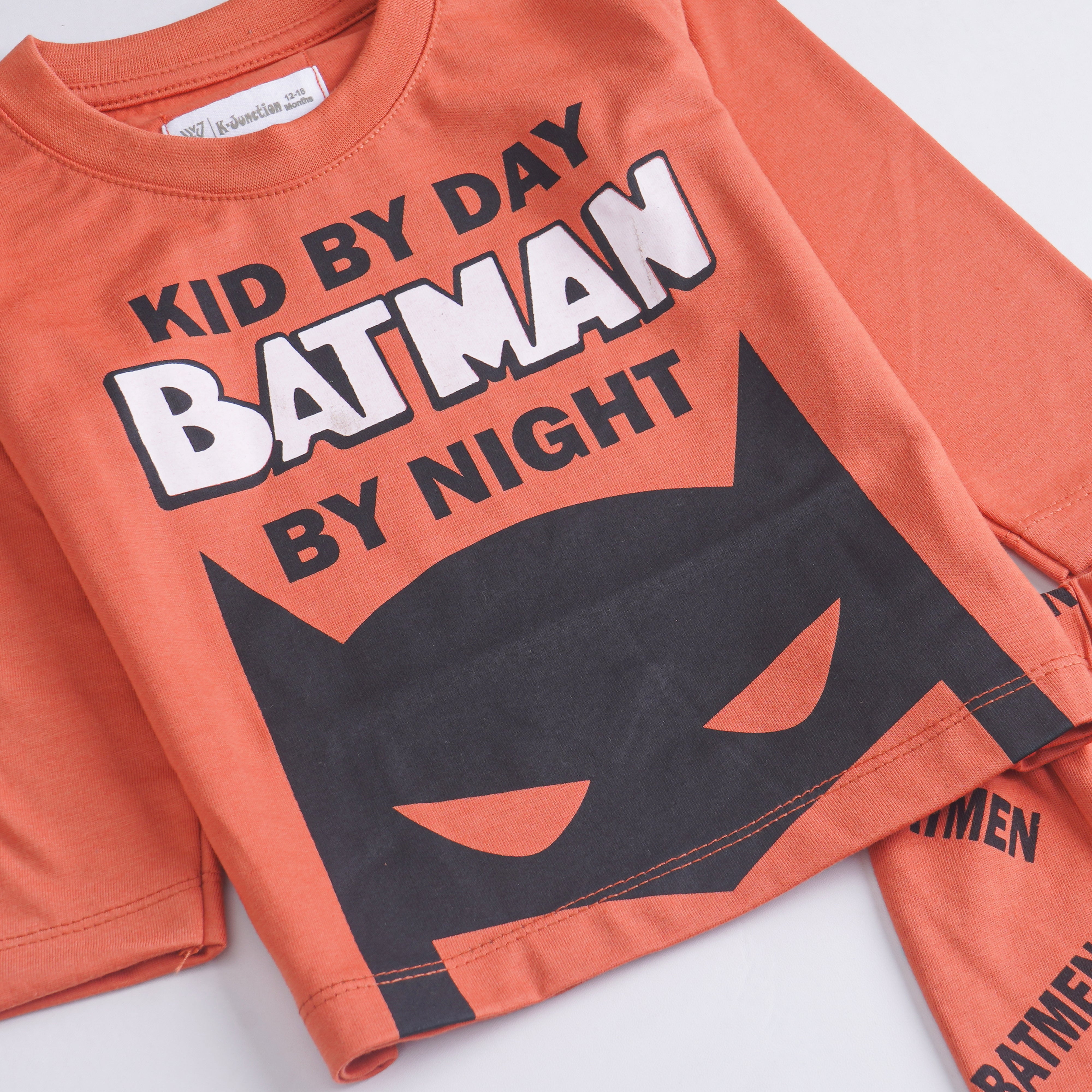 Boys Printed Full Sleeve Suit (Batman)