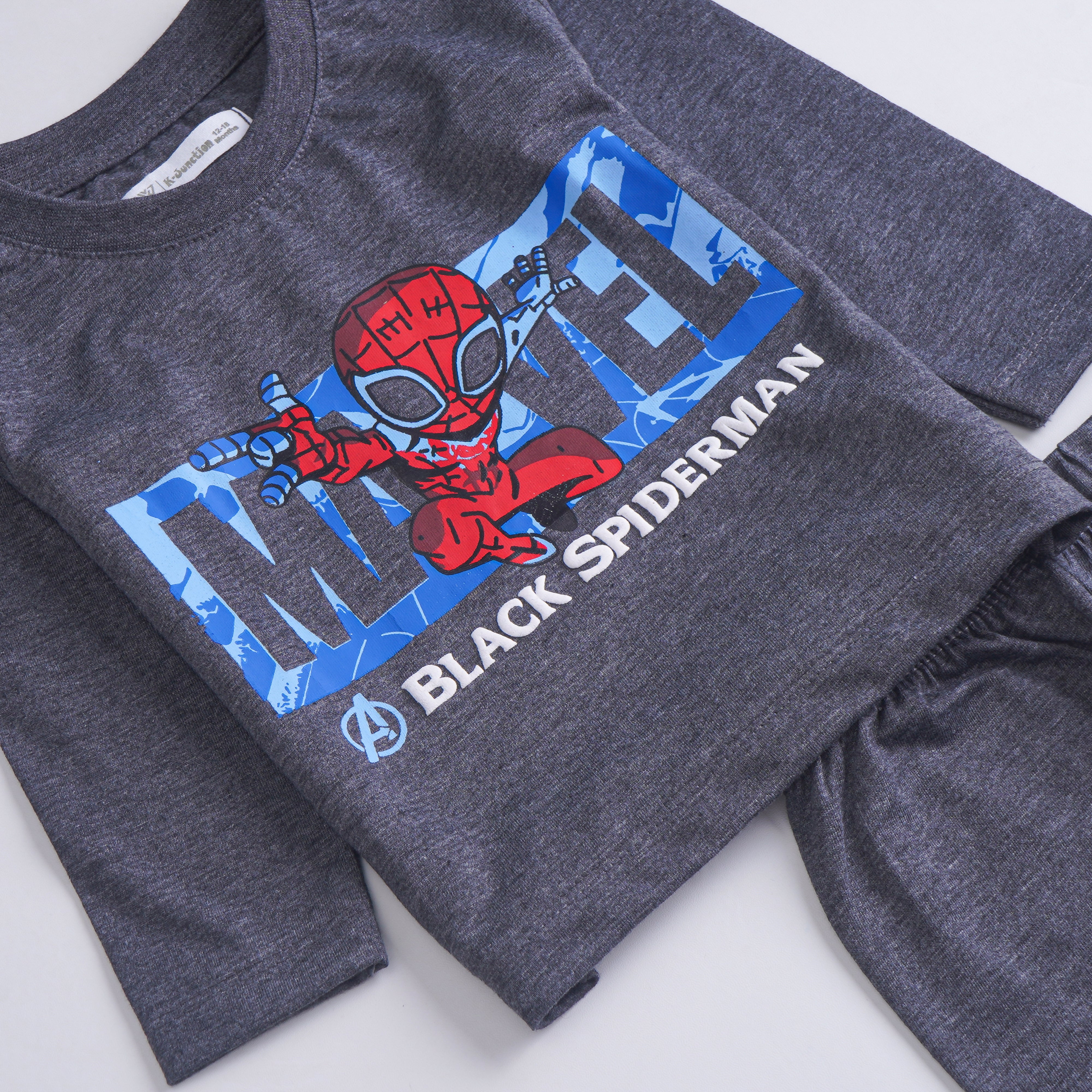 Boys Printed Full Sleeve Suit (Marvel)