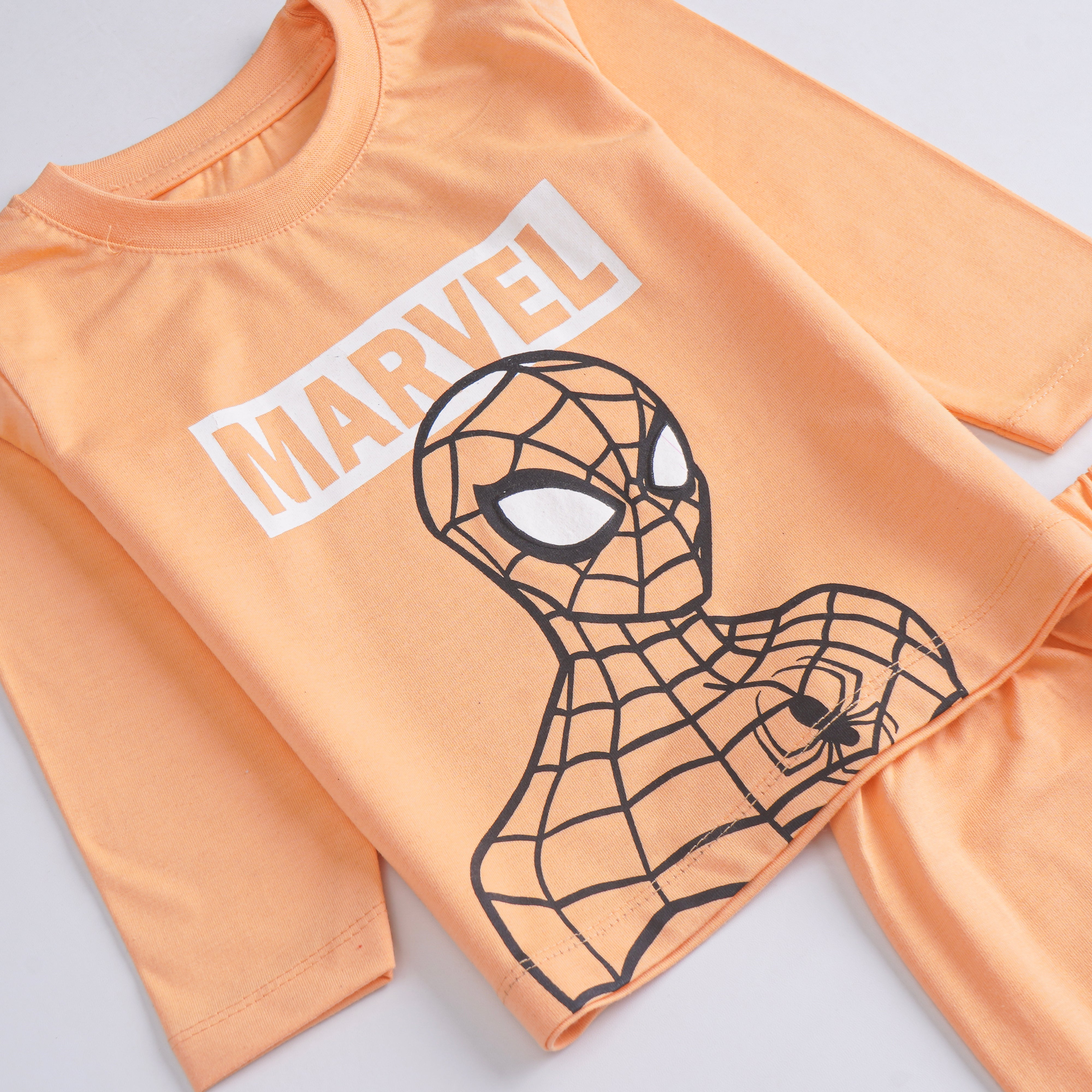 Boys Printed Full Sleeve Suit (Spiderman)