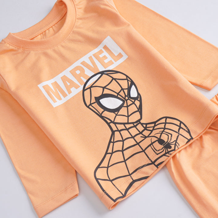 Boys Printed Full Sleeve Suit (Spiderman)