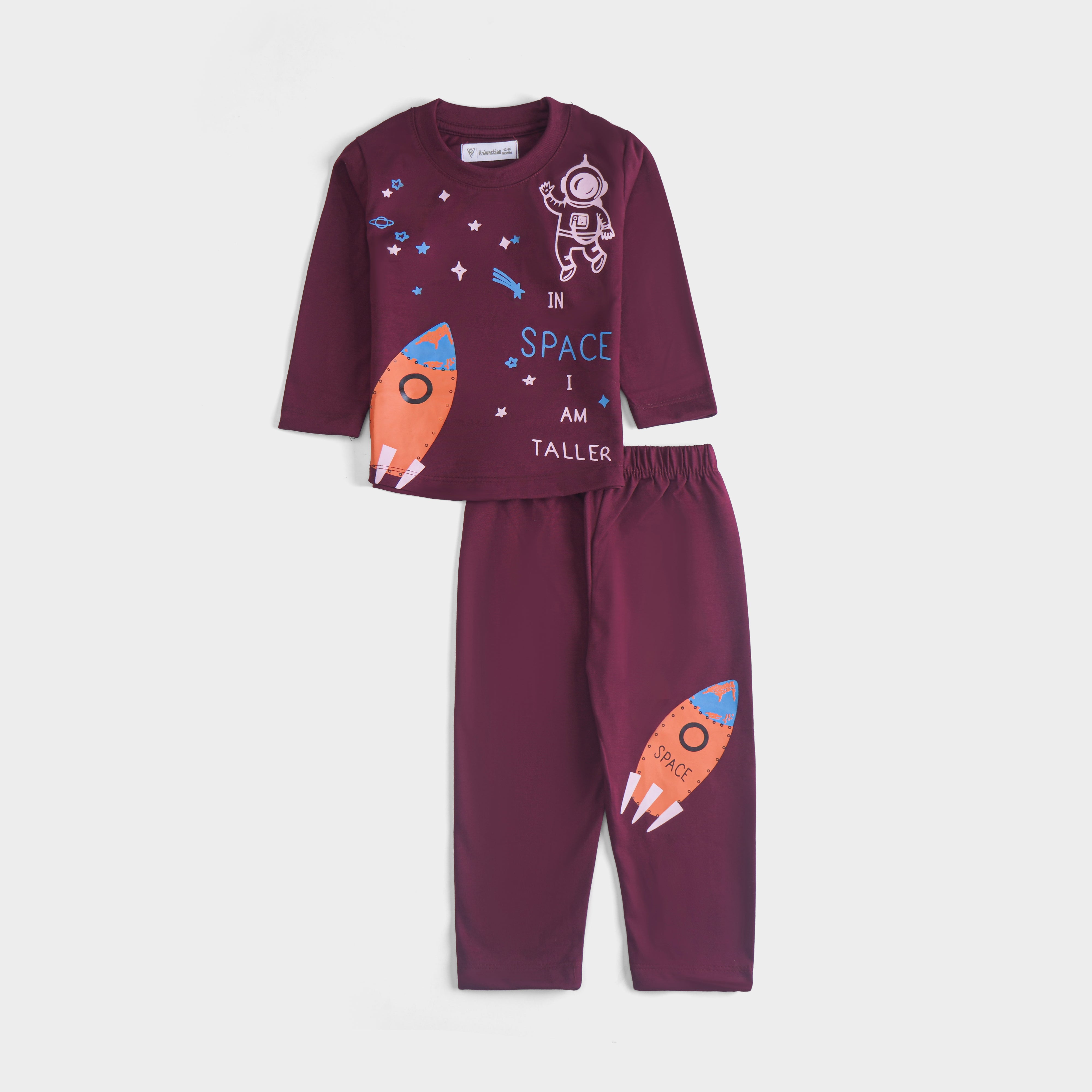 Boys Printed Full Sleeve Suit
