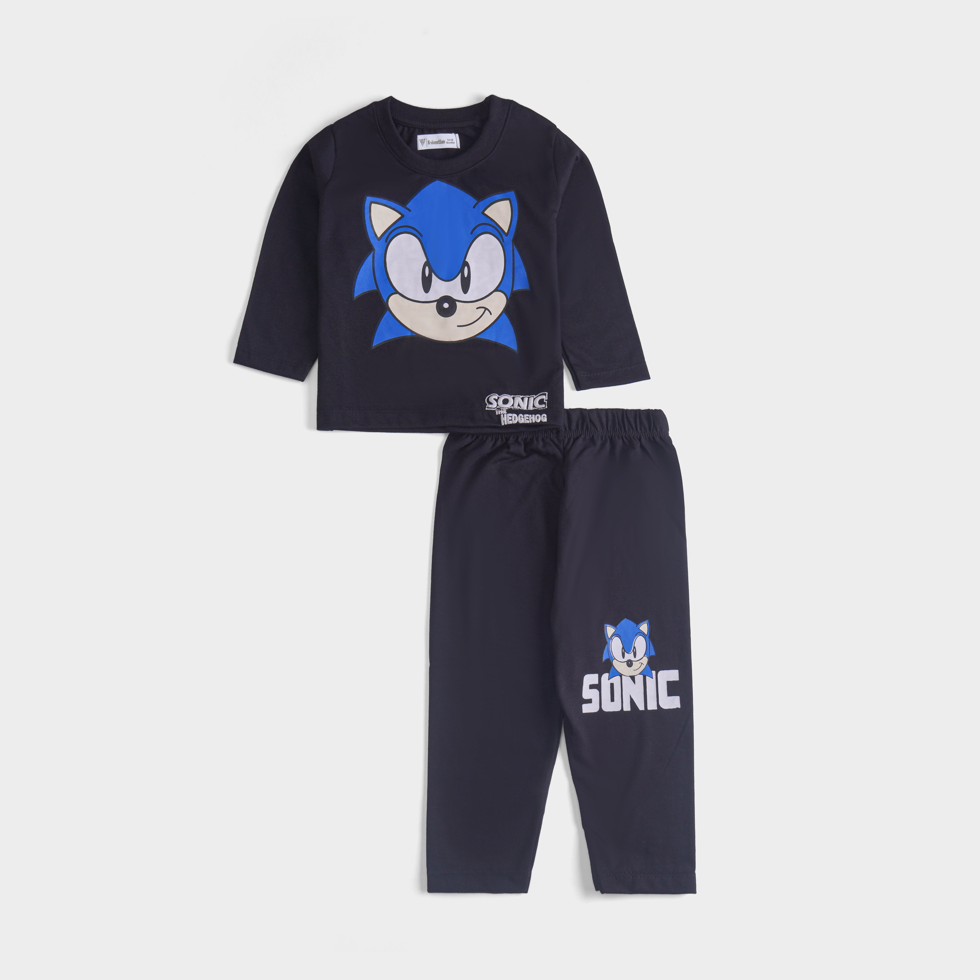 Boys Printed Full Sleeve Suit (Sonic)