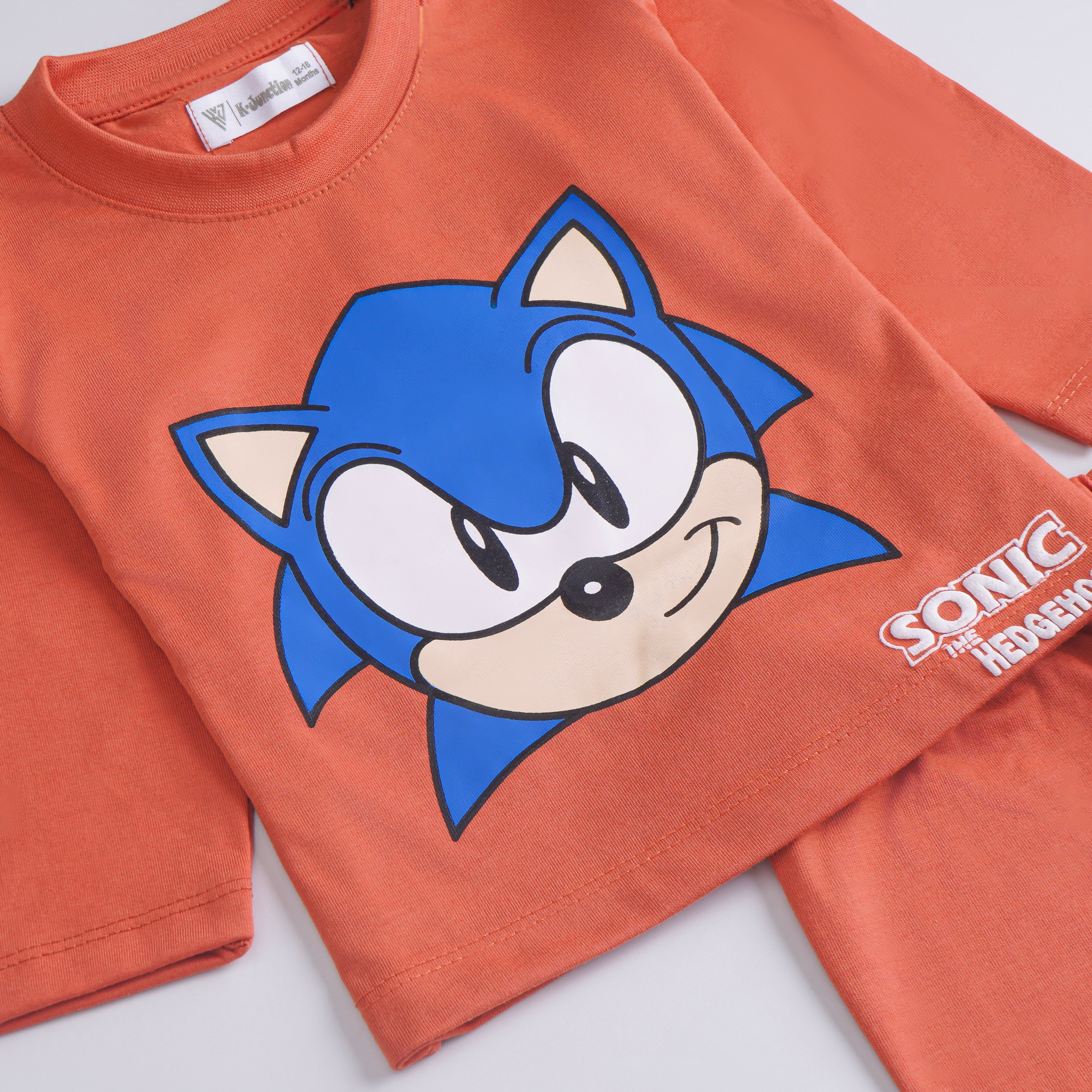 Boys Printed Full Sleeve Suit (Sonic)