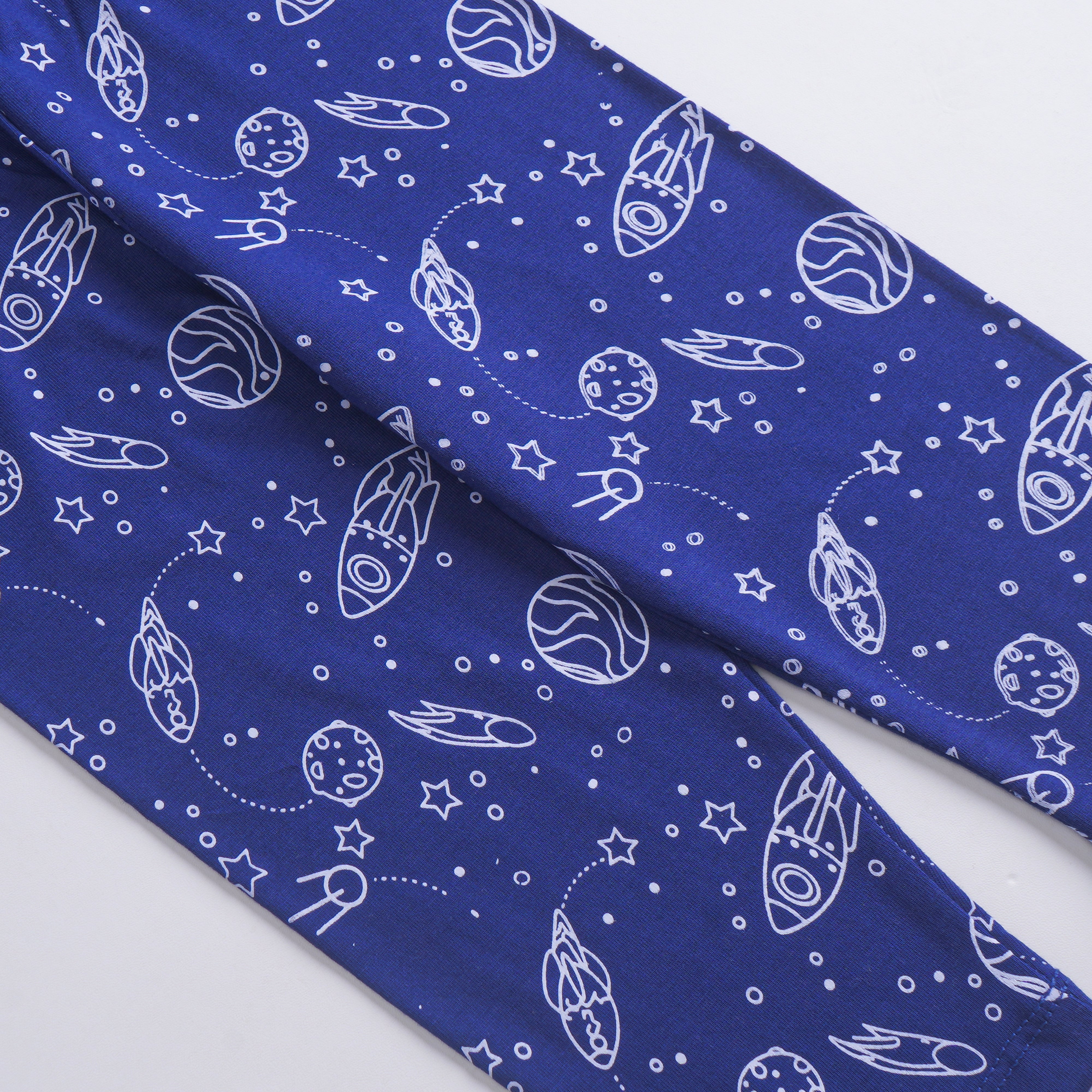 Boys Printed Full Sleeve Suit (Astronaut)