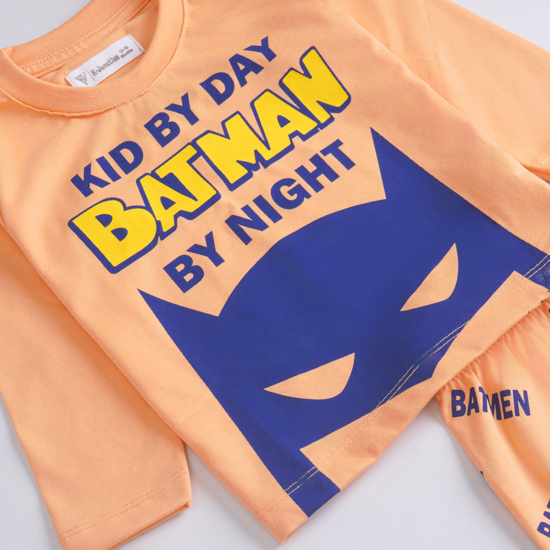 Boys Printed Full Sleeve Suit (Batman)