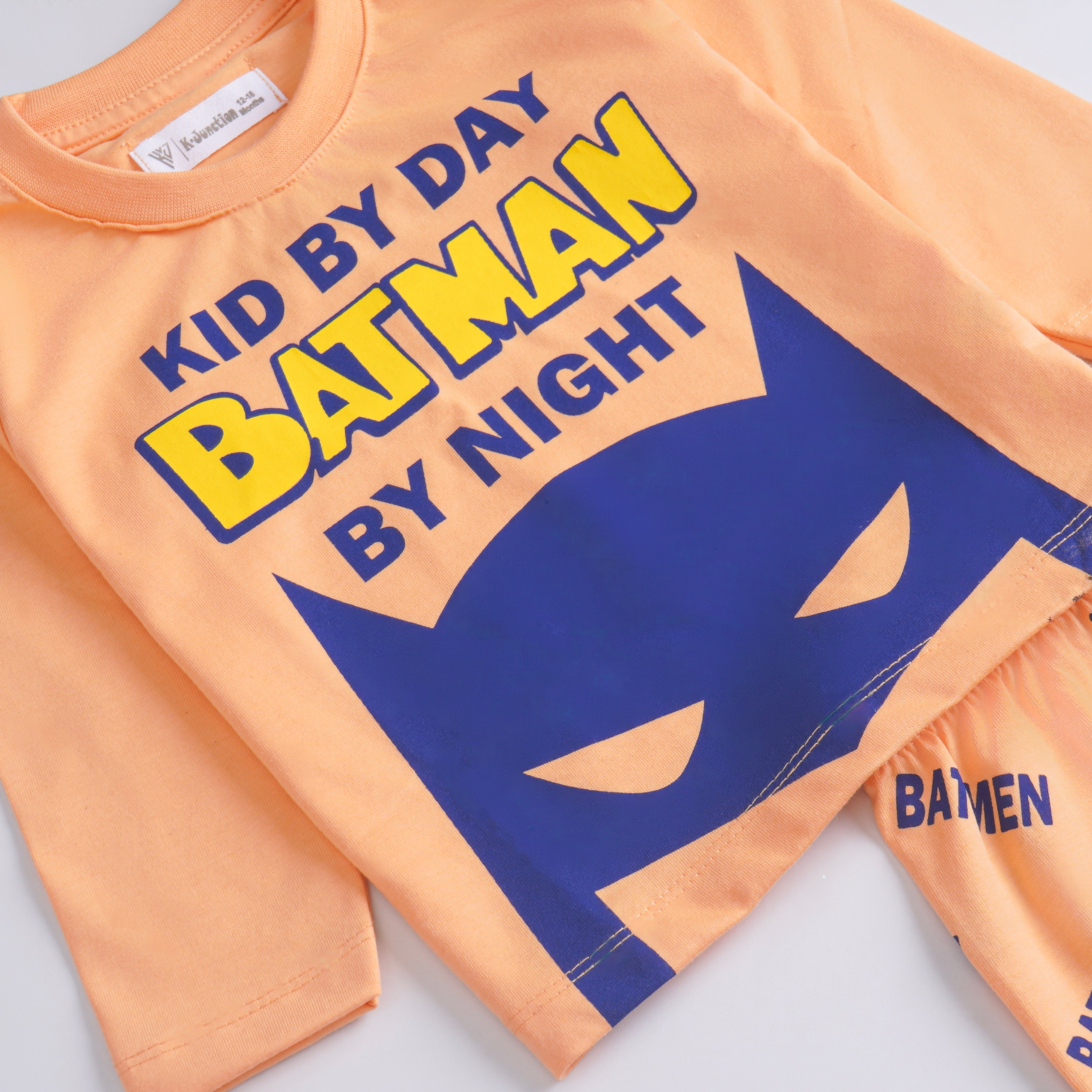 Boys Printed Full Sleeve Suit (Batman)