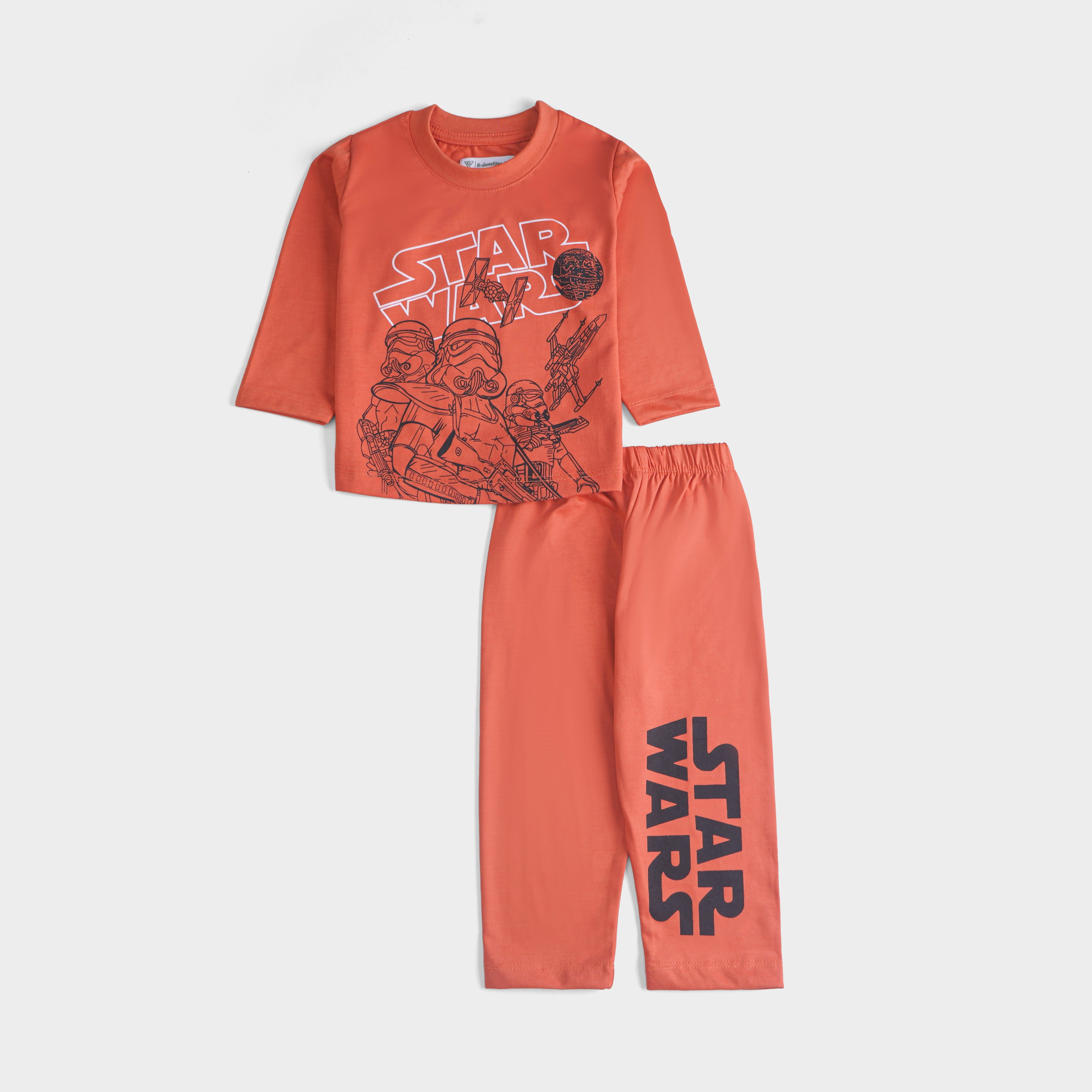 Boys Printed Full Sleeve Suit (Star Wars)