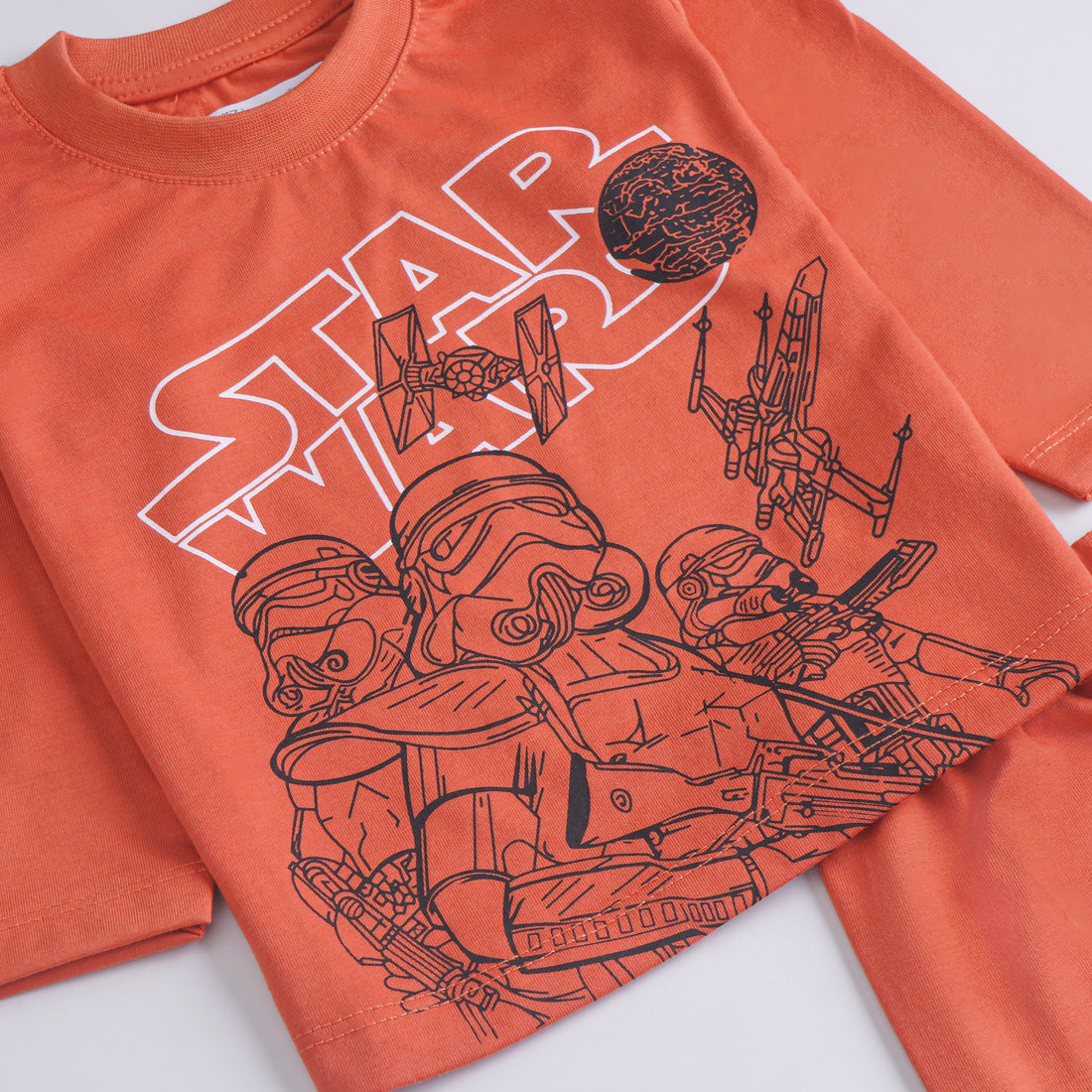 Boys Printed Full Sleeve Suit (Star Wars)