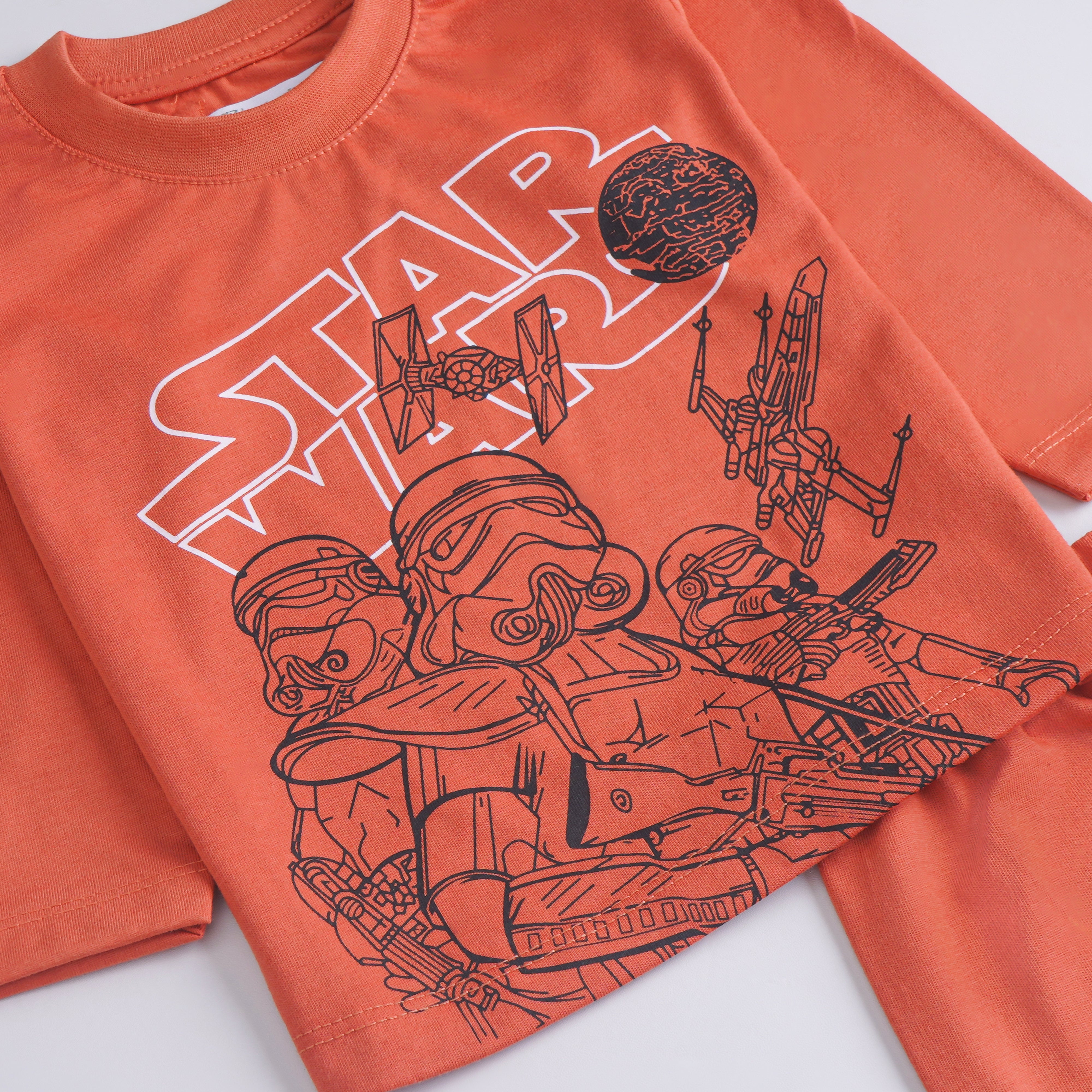 Boys Printed Full Sleeve Suit (Star Wars)